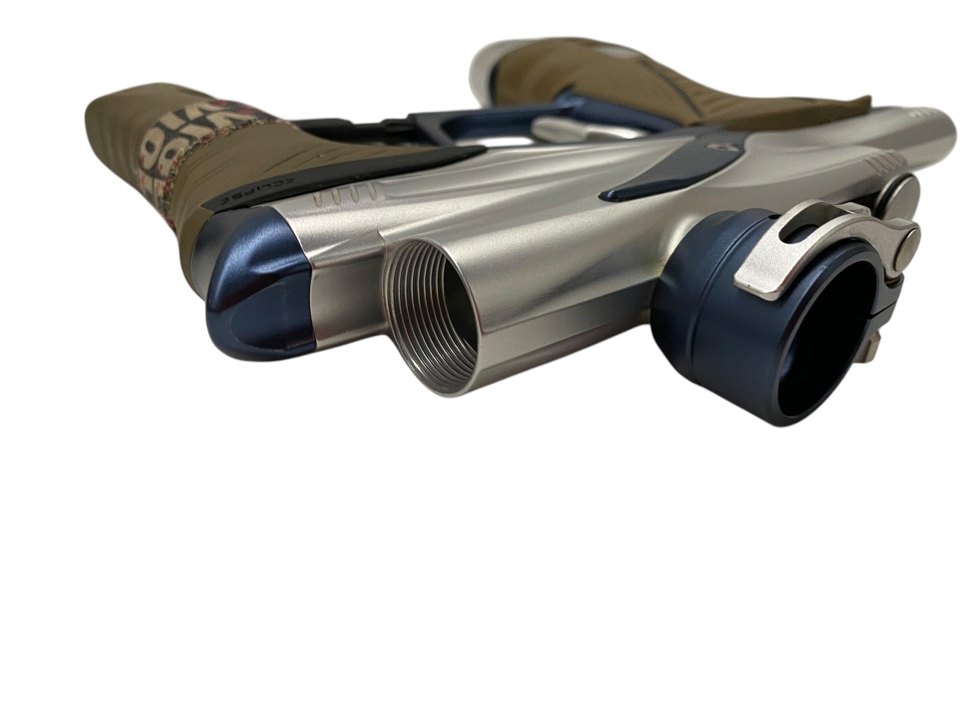 Used Planet Eclipse Lv1.6 Silver/Blue Paintball Gun Paintball Gun from CPXBrosPaintball Buy/Sell/Trade Paintball Markers, New Paintball Guns, Paintball Hoppers, Paintball Masks, and Hormesis Headbands