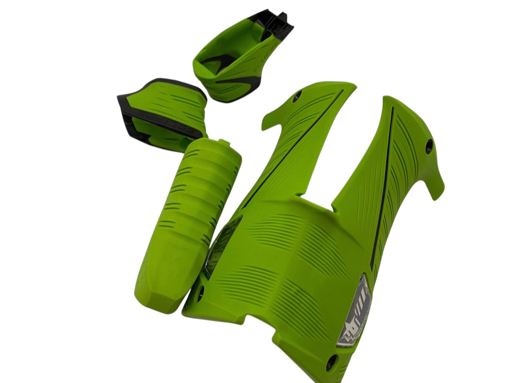 Used Planet Eclipse LV1/Geo3.5 Grip Kit Lime Green Paintball Gun from CPXBrosPaintball Buy/Sell/Trade Paintball Markers, New Paintball Guns, Paintball Hoppers, Paintball Masks, and Hormesis Headbands