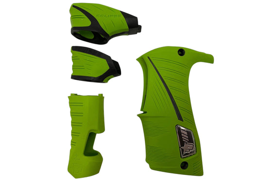 Used Planet Eclipse LV1/Geo3.5 Grip Kit Lime Green Paintball Gun from CPXBrosPaintball Buy/Sell/Trade Paintball Markers, New Paintball Guns, Paintball Hoppers, Paintball Masks, and Hormesis Headbands