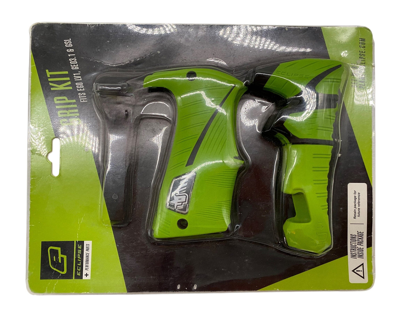 Used Planet Eclipse LV1/Geo3.5 Grip Kit Lime Green Paintball Gun from CPXBrosPaintball Buy/Sell/Trade Paintball Markers, New Paintball Guns, Paintball Hoppers, Paintball Masks, and Hormesis Headbands