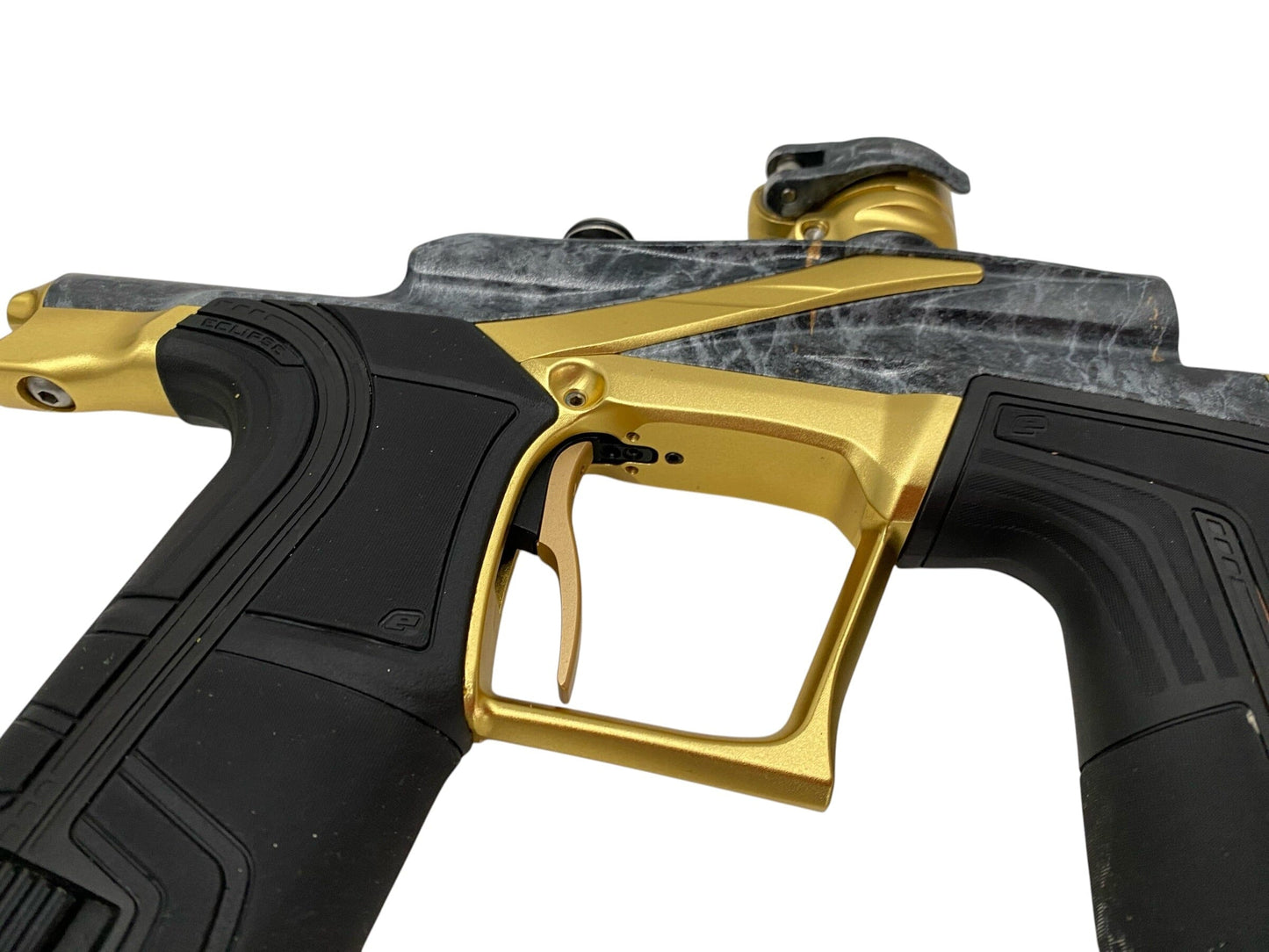 Used Planet Eclipse LV2 Black Marble/Gold Paintball Gun Paintball Gun from CPXBrosPaintball Buy/Sell/Trade Paintball Markers, New Paintball Guns, Paintball Hoppers, Paintball Masks, and Hormesis Headbands
