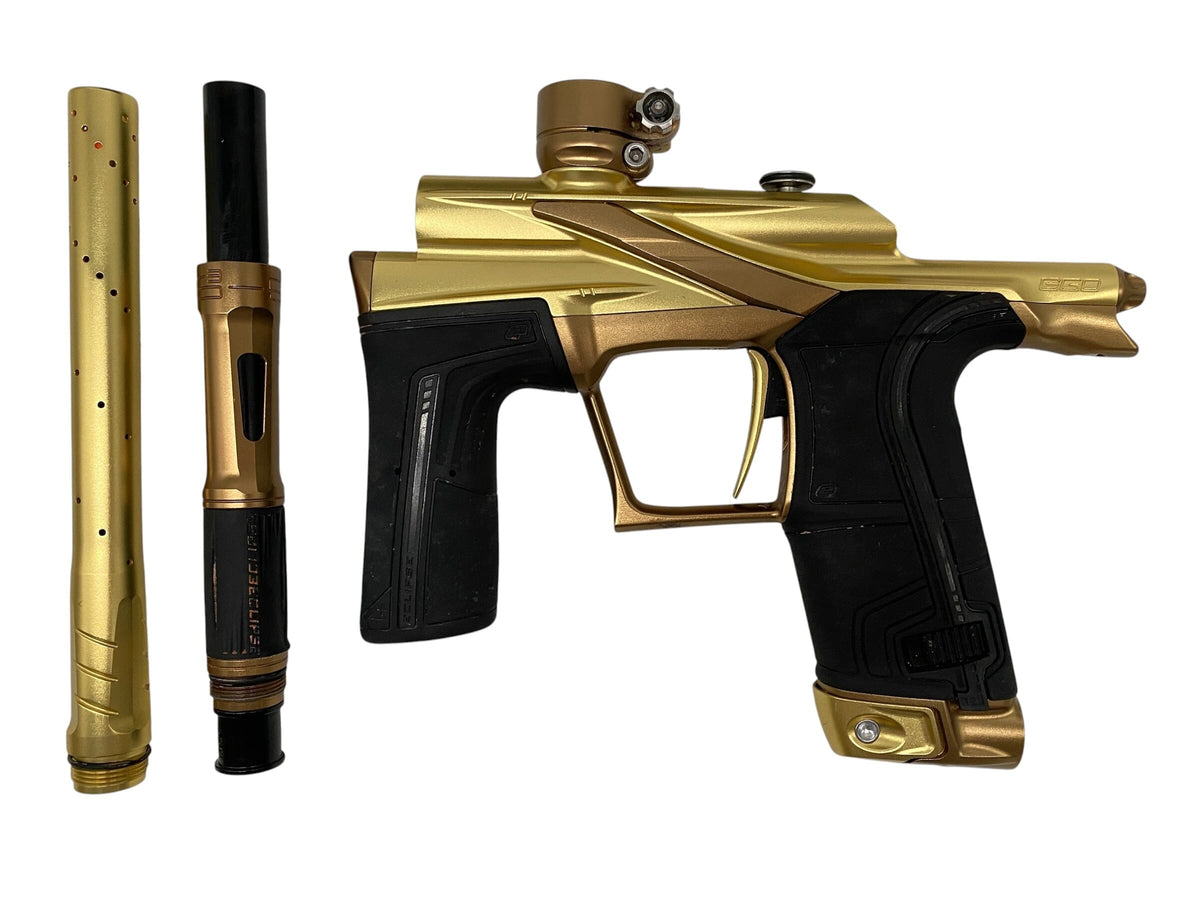 Used Planet Eclipse LV2 Gold/Bronze Paintball Gun Paintball Gun from CPXBrosPaintball Buy/Sell/Trade Paintball Markers, New Paintball Guns, Paintball Hoppers, Paintball Masks, and Hormesis Headbands