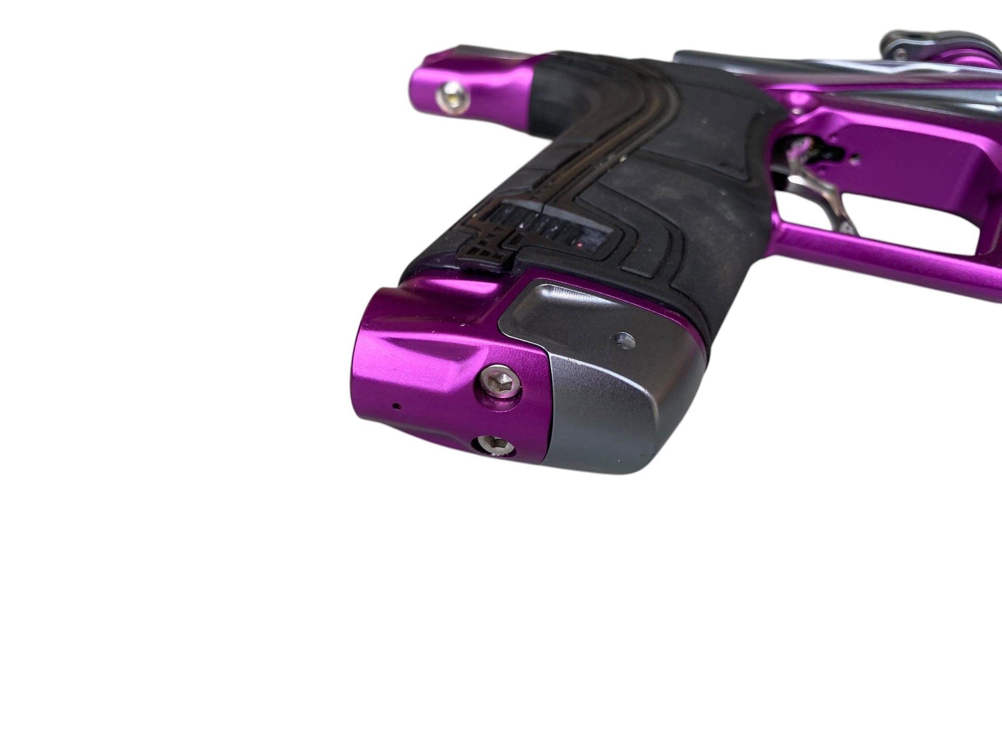 Used Planet Eclipse LV2 Grey/Purple Paintball Gun Paintball Gun from CPXBrosPaintball Buy/Sell/Trade Paintball Markers, New Paintball Guns, Paintball Hoppers, Paintball Masks, and Hormesis Headbands