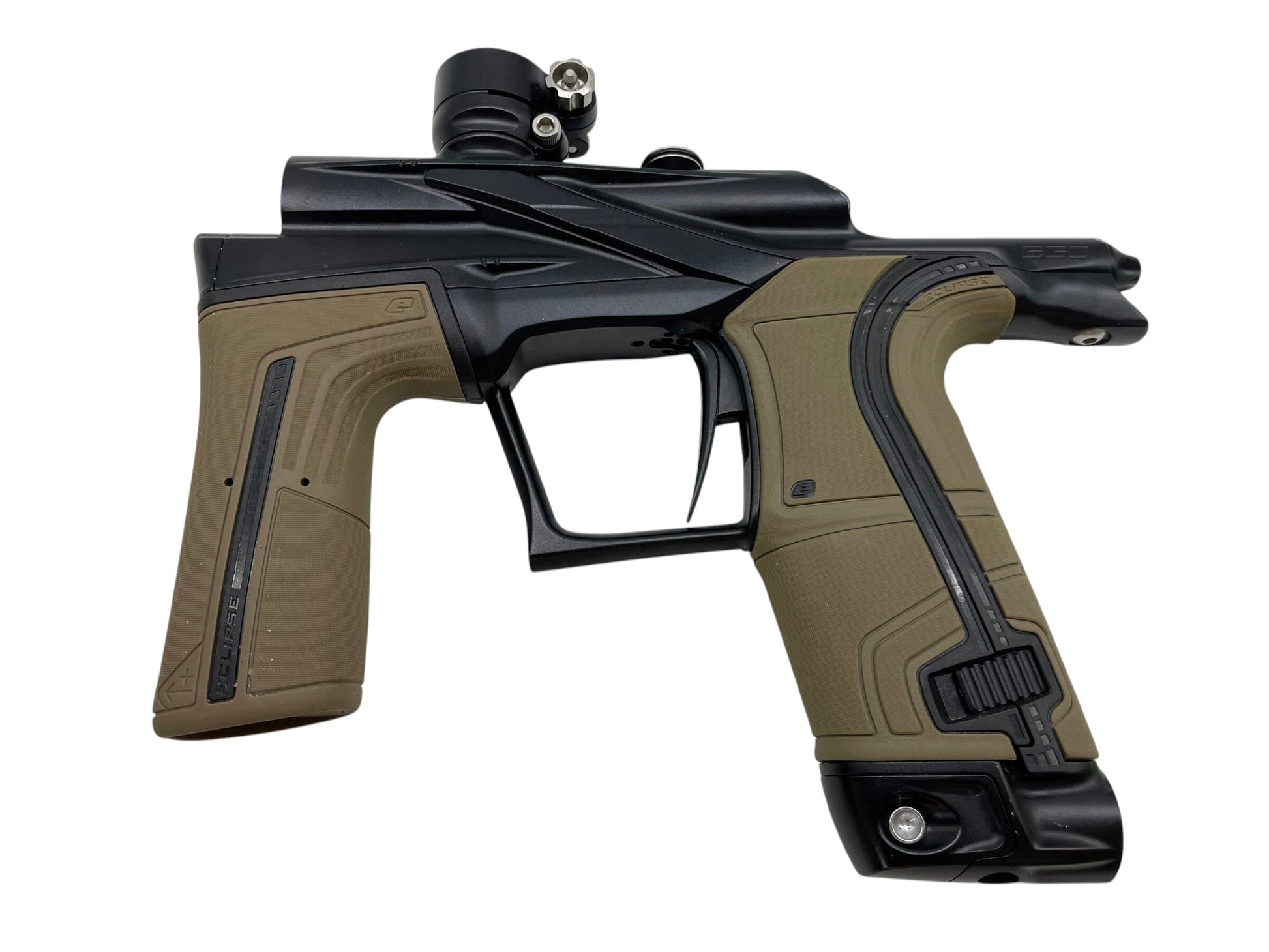 Used Planet Eclipse LV2 Midnight + Tan Grips Paintball Gun Paintball Gun from CPXBrosPaintball Buy/Sell/Trade Paintball Markers, New Paintball Guns, Paintball Hoppers, Paintball Masks, and Hormesis Headbands