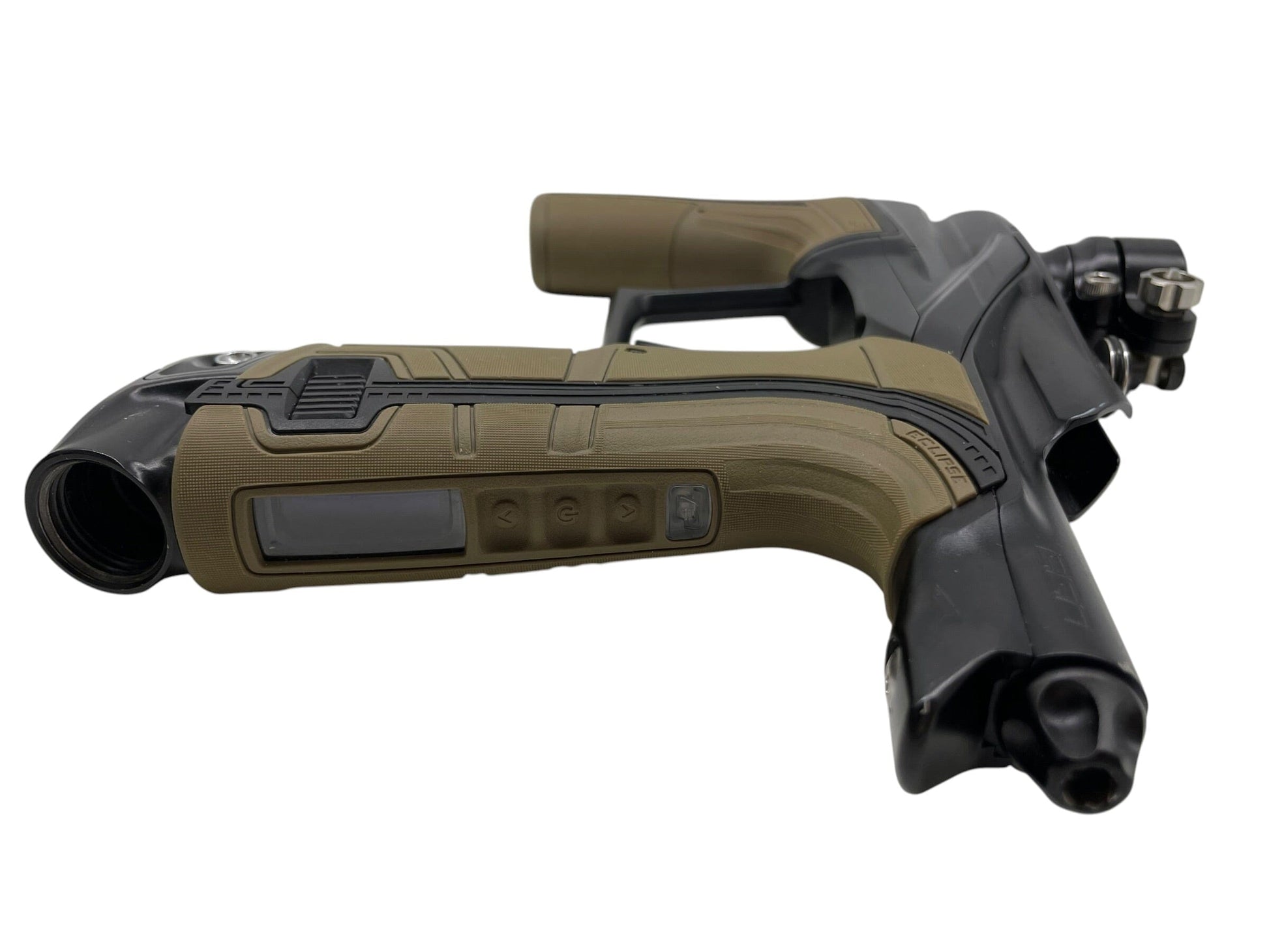 Used Planet Eclipse LV2 Midnight + Tan Grips Paintball Gun Paintball Gun from CPXBrosPaintball Buy/Sell/Trade Paintball Markers, New Paintball Guns, Paintball Hoppers, Paintball Masks, and Hormesis Headbands