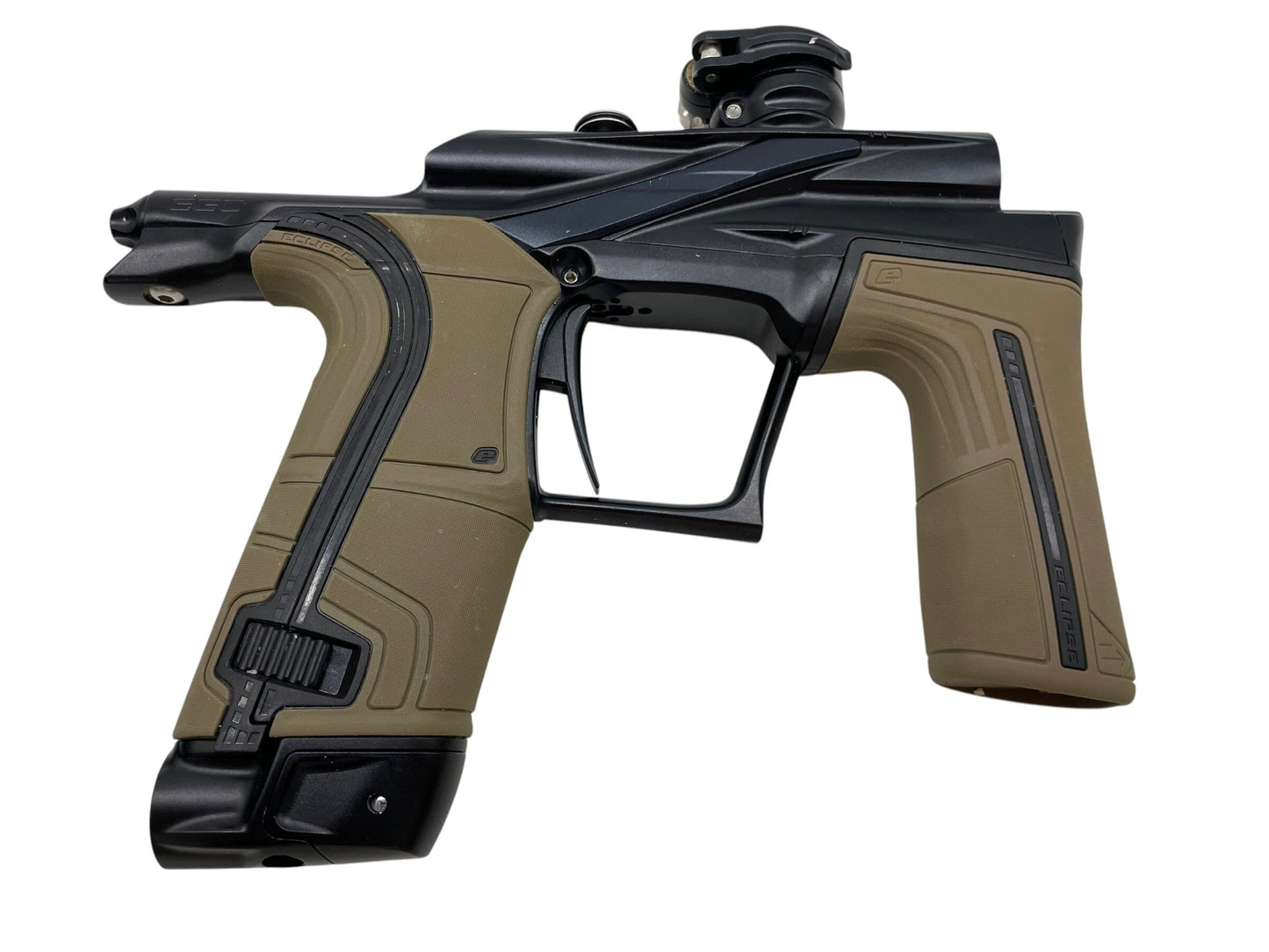 Used Planet Eclipse LV2 Midnight + Tan Grips Paintball Gun Paintball Gun from CPXBrosPaintball Buy/Sell/Trade Paintball Markers, New Paintball Guns, Paintball Hoppers, Paintball Masks, and Hormesis Headbands