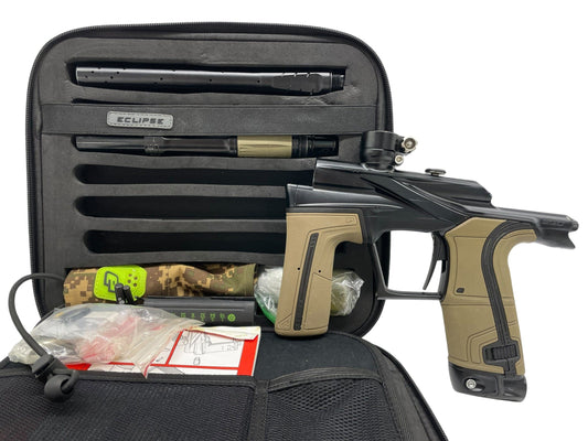Used Planet Eclipse LV2 Midnight + Tan Grips Paintball Gun Paintball Gun from CPXBrosPaintball Buy/Sell/Trade Paintball Markers, New Paintball Guns, Paintball Hoppers, Paintball Masks, and Hormesis Headbands