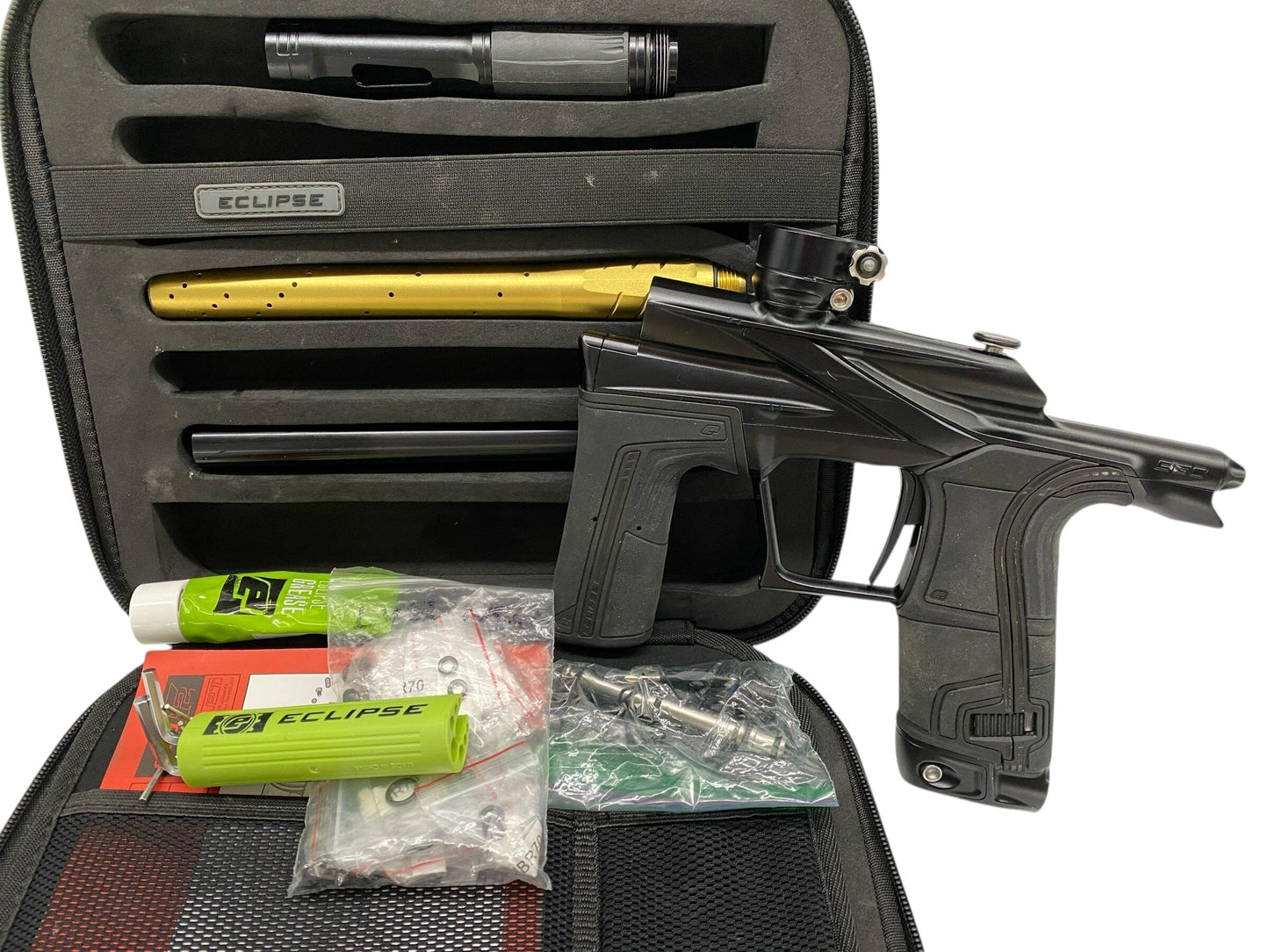 Used Planet Eclipse Lv2 Paintball Gun Black Paintball Gun from CPXBrosPaintball Buy/Sell/Trade Paintball Markers, New Paintball Guns, Paintball Hoppers, Paintball Masks, and Hormesis Headbands