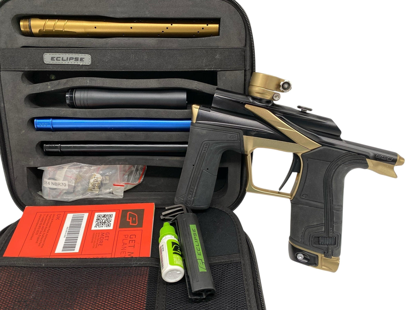 Used Planet Eclipse Lv2 Paintball Gun Black/Brown Paintball Gun from CPXBrosPaintball Buy/Sell/Trade Paintball Markers, New Paintball Guns, Paintball Hoppers, Paintball Masks, and Hormesis Headbands