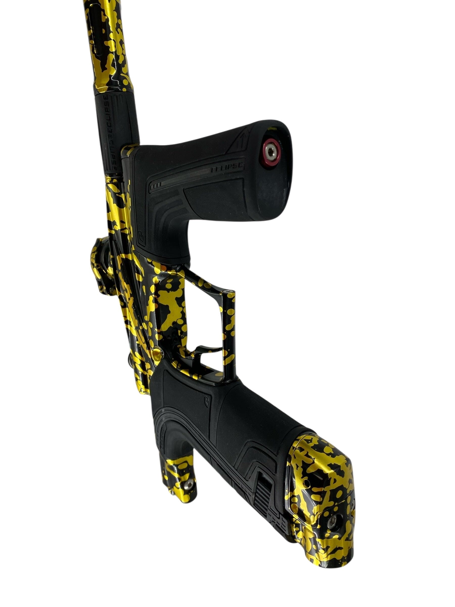 Used Planet Eclipse Lv2 Paintball Gun Black/Gold Splash Paintball Gun from CPXBrosPaintball Buy/Sell/Trade Paintball Markers, New Paintball Guns, Paintball Hoppers, Paintball Masks, and Hormesis Headbands