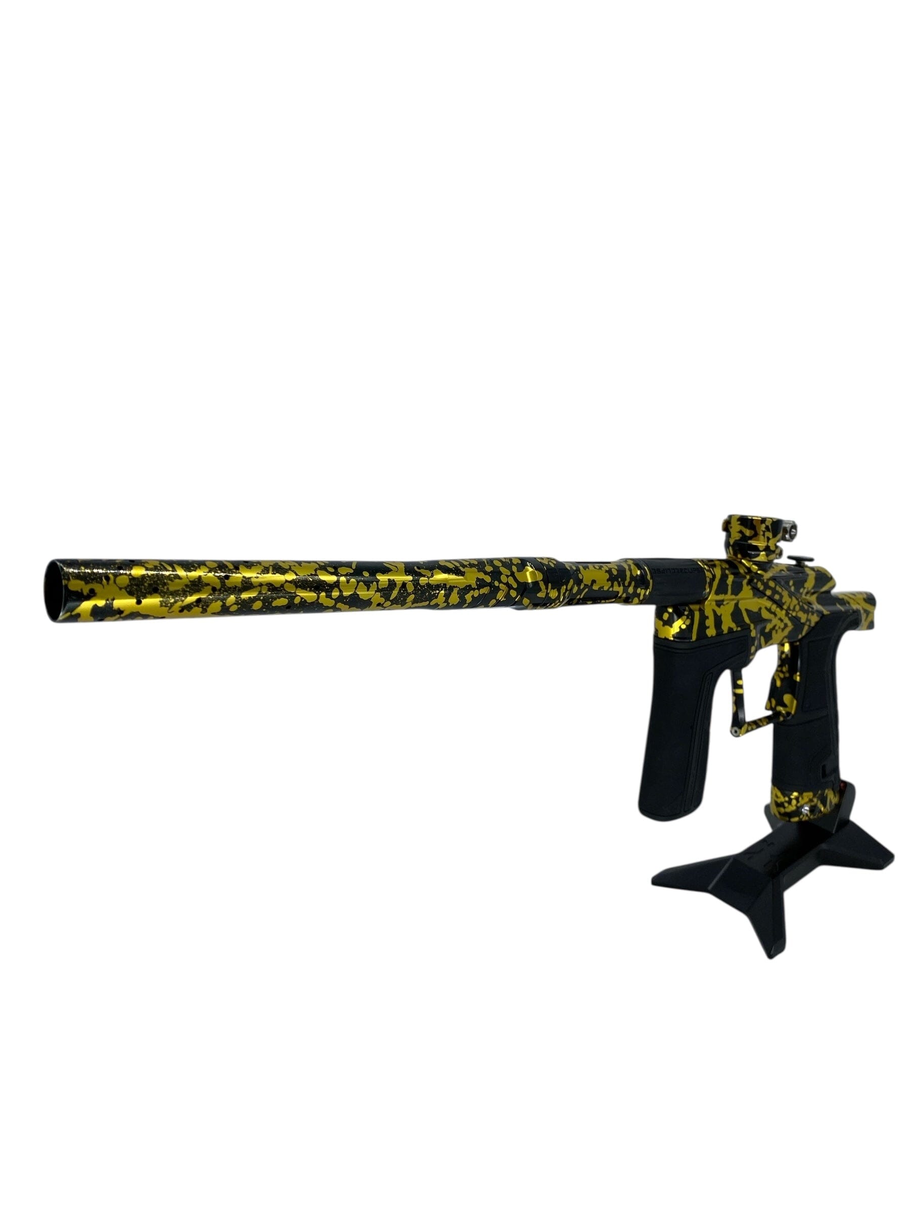 Used Planet Eclipse Lv2 Paintball Gun Black/Gold Splash Paintball Gun from CPXBrosPaintball Buy/Sell/Trade Paintball Markers, New Paintball Guns, Paintball Hoppers, Paintball Masks, and Hormesis Headbands