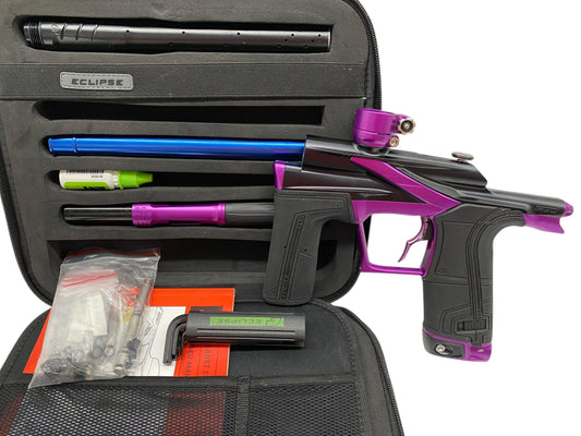 Used Planet Eclipse Lv2 Paintball Gun Black/Purple Paintball Gun from CPXBrosPaintball Buy/Sell/Trade Paintball Markers, New Paintball Guns, Paintball Hoppers, Paintball Masks, and Hormesis Headbands