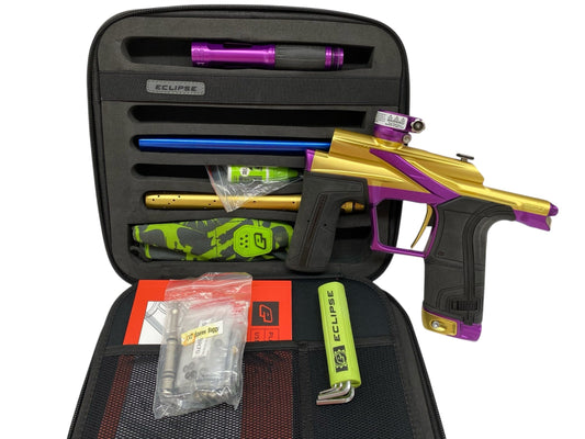 Used Planet Eclipse Lv2 Paintball Gun Gold/Purple Paintball Gun from CPXBrosPaintball Buy/Sell/Trade Paintball Markers, New Paintball Guns, Paintball Hoppers, Paintball Masks, and Hormesis Headbands