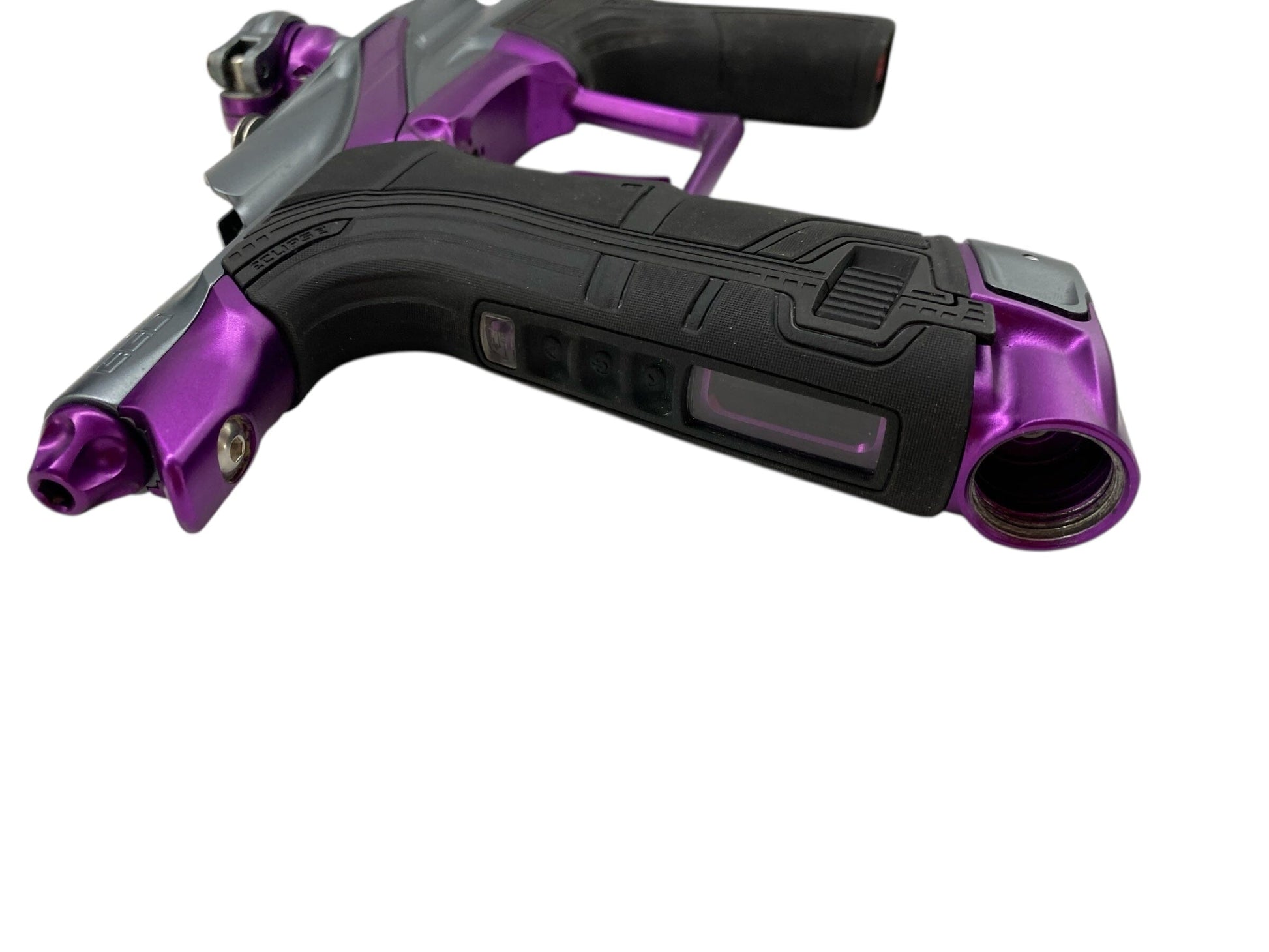 Used Planet Eclipse Lv2 Paintball Gun Grey/Purple Paintball Gun from CPXBrosPaintball Buy/Sell/Trade Paintball Markers, New Paintball Guns, Paintball Hoppers, Paintball Masks, and Hormesis Headbands