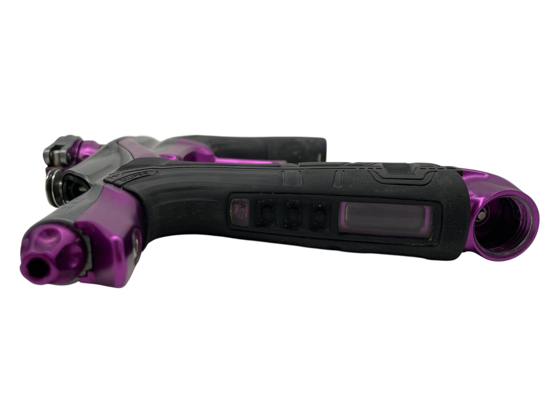 Used Planet Eclipse Lv2 Paintball Gun Grey/Purple Paintball Gun from CPXBrosPaintball Buy/Sell/Trade Paintball Markers, New Paintball Guns, Paintball Hoppers, Paintball Masks, and Hormesis Headbands