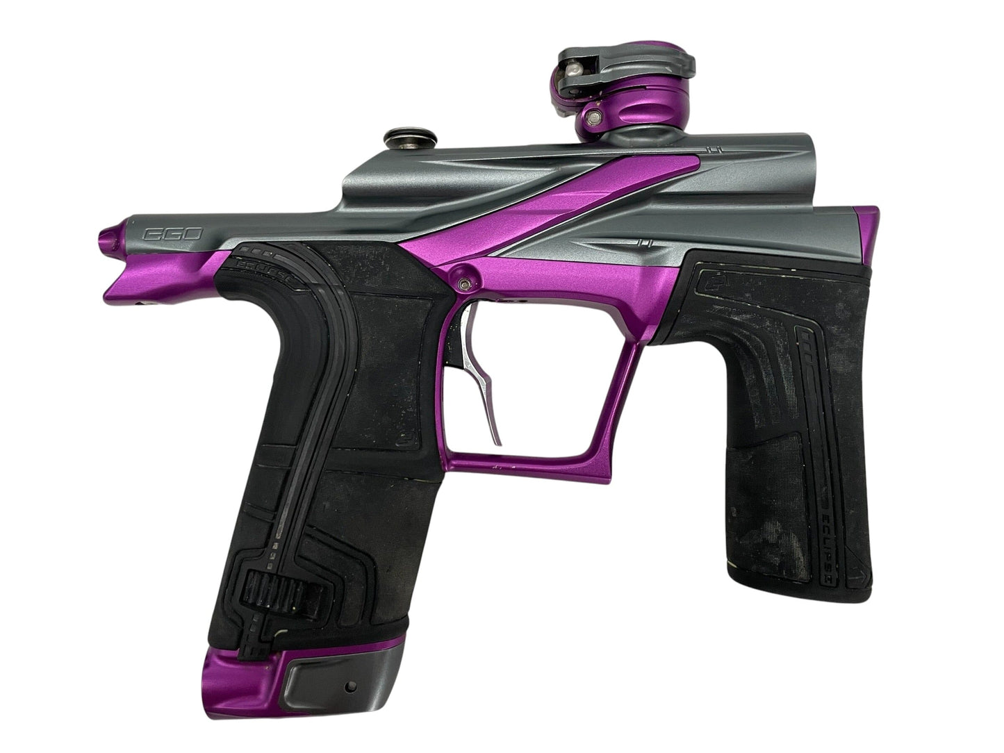 Used Planet Eclipse Lv2 Paintball Gun Grey/Purple Paintball Gun from CPXBrosPaintball Buy/Sell/Trade Paintball Markers, New Paintball Guns, Paintball Hoppers, Paintball Masks, and Hormesis Headbands