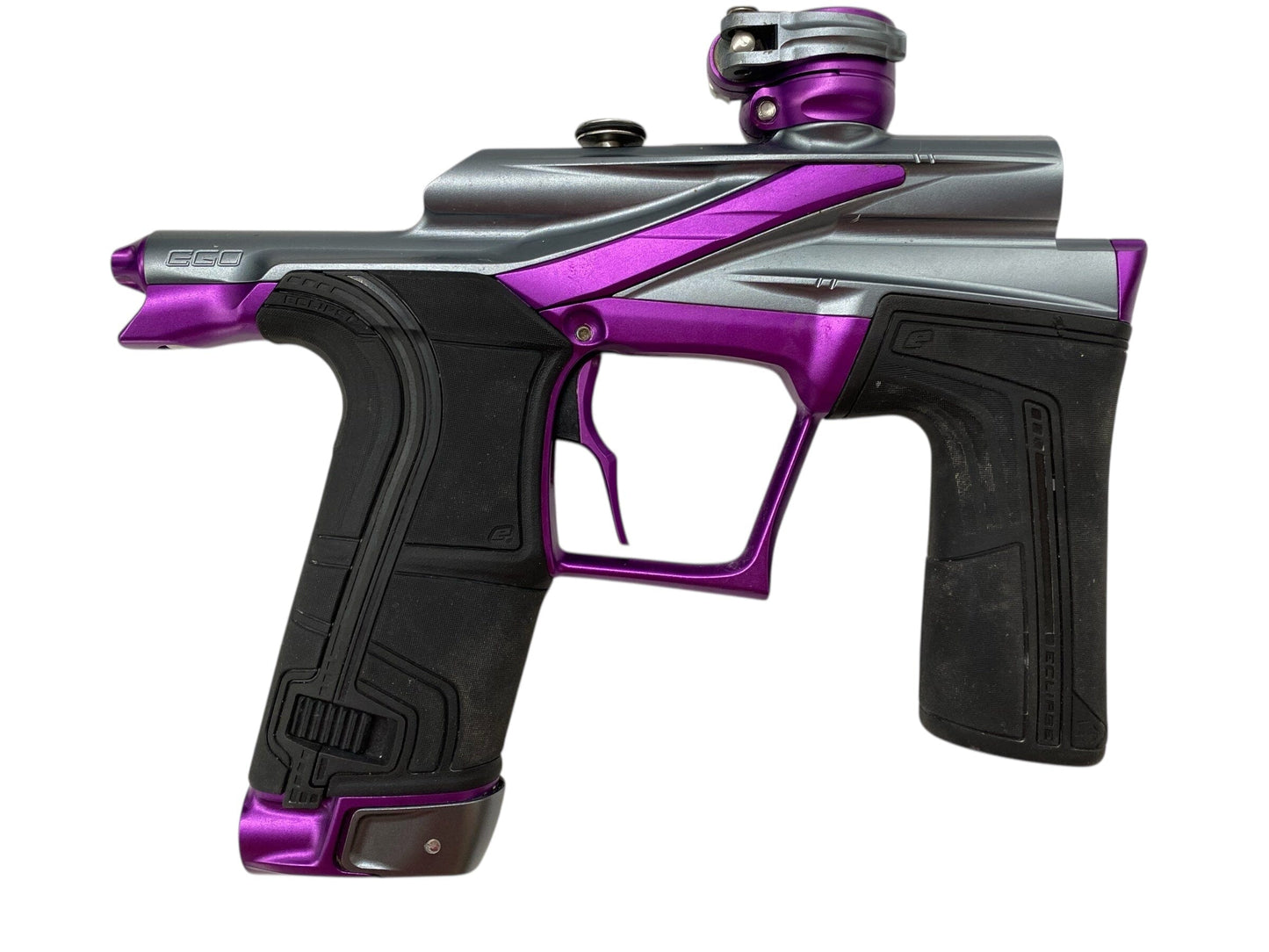 Used Planet Eclipse Lv2 Paintball Gun Grey/Purple Paintball Gun from CPXBrosPaintball Buy/Sell/Trade Paintball Markers, New Paintball Guns, Paintball Hoppers, Paintball Masks, and Hormesis Headbands