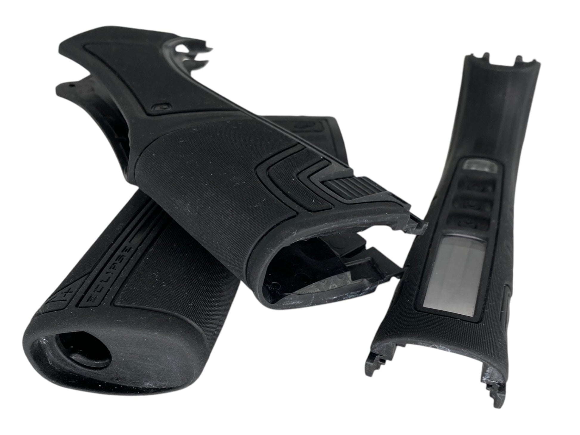 Used Planet Eclipse Lv2 Paintball Gun Grips Black Paintball Gun from CPXBrosPaintball Buy/Sell/Trade Paintball Markers, New Paintball Guns, Paintball Hoppers, Paintball Masks, and Hormesis Headbands