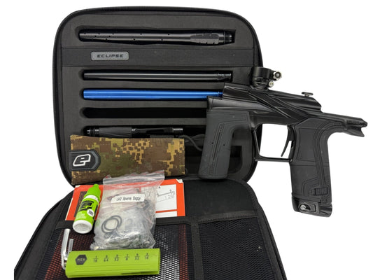 Used Planet Eclipse Lv2 Paintball Gun Midnight Paintball Gun from CPXBrosPaintball Buy/Sell/Trade Paintball Markers, New Paintball Guns, Paintball Hoppers, Paintball Masks, and Hormesis Headbands