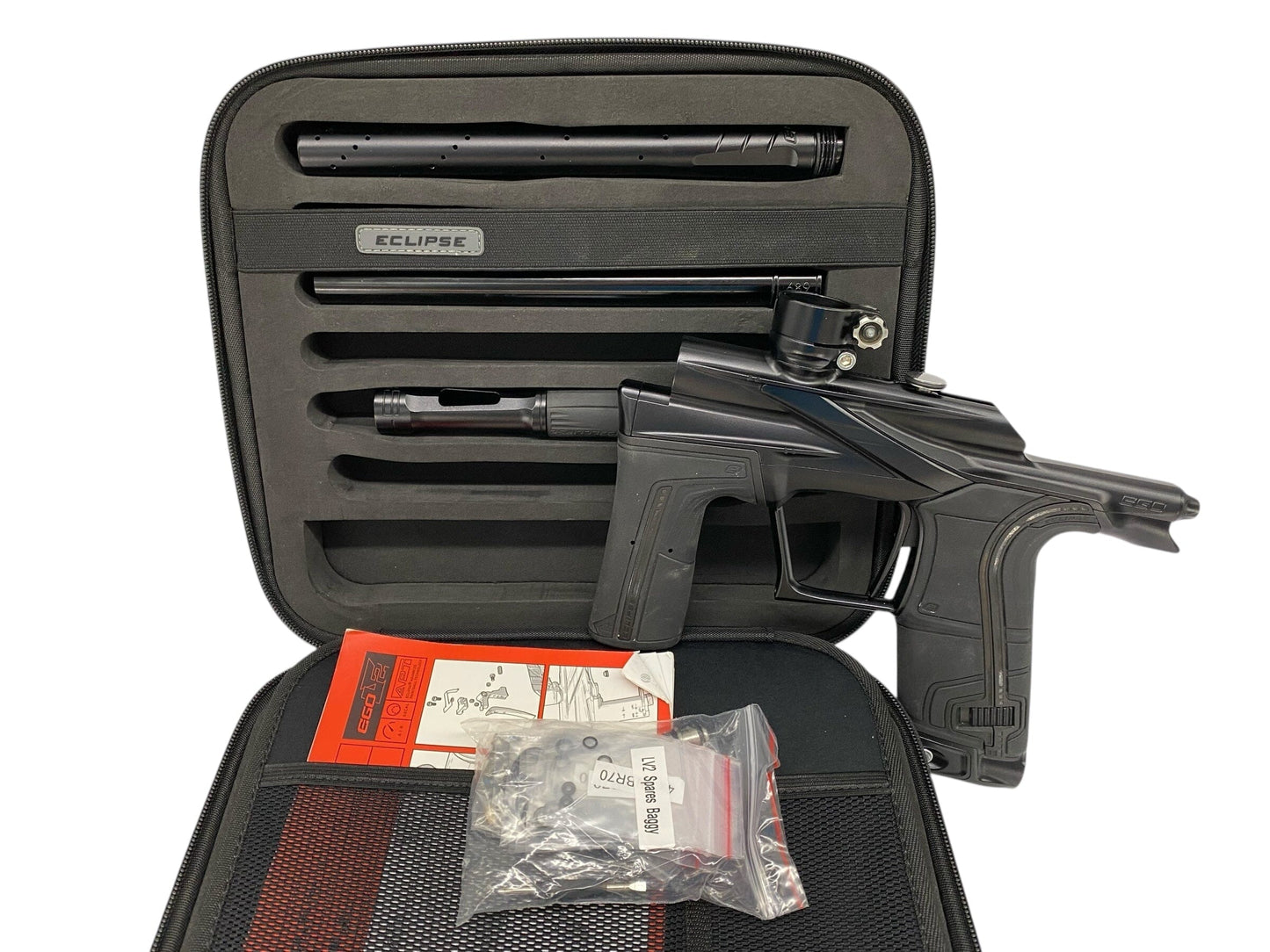 Used Planet Eclipse Lv2 Paintball Gun Midnight Paintball Gun from CPXBrosPaintball Buy/Sell/Trade Paintball Markers, New Paintball Guns, Paintball Hoppers, Paintball Masks, and Hormesis Headbands