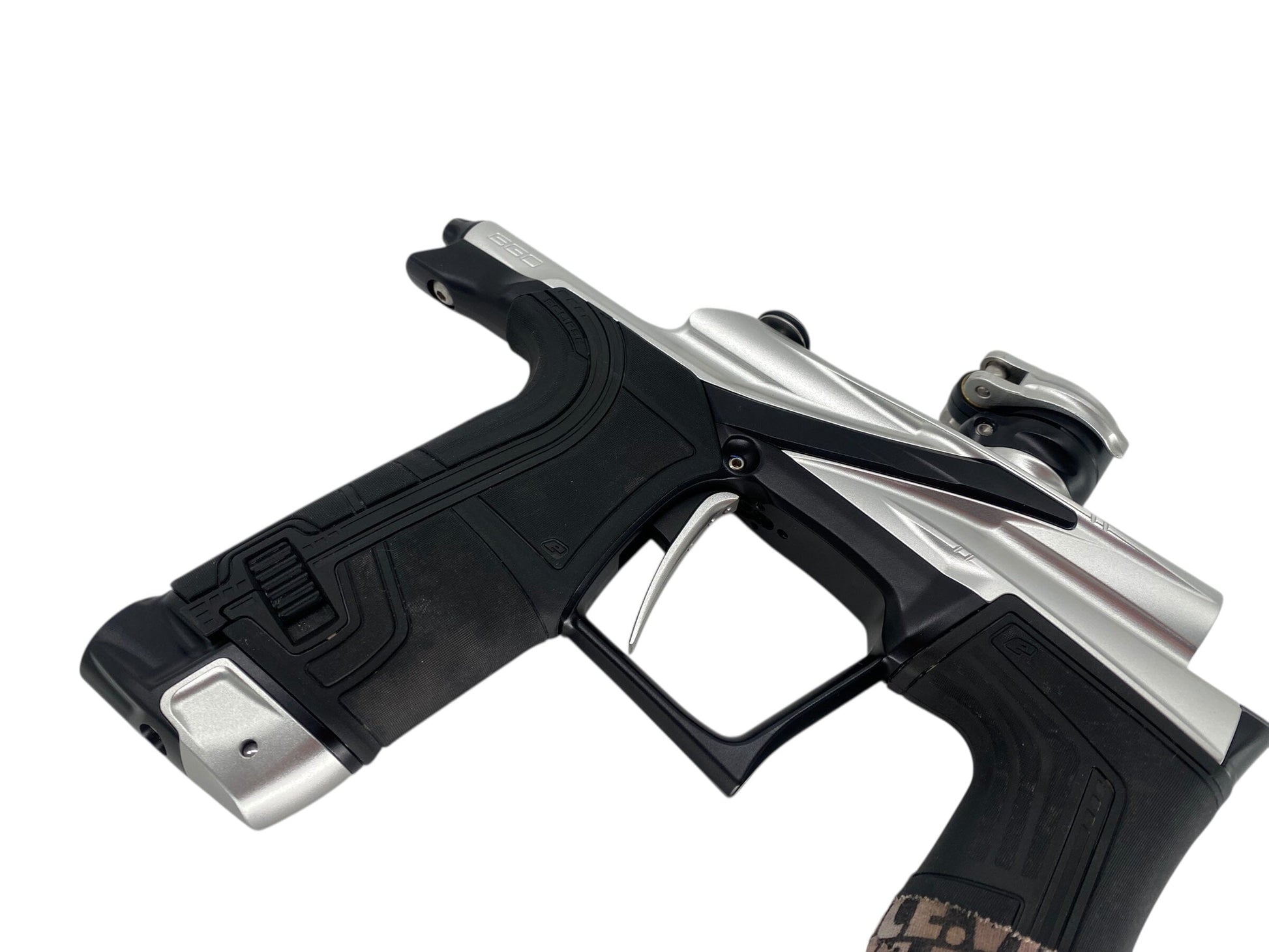 Used Planet Eclipse Lv2 Paintball Gun Silver/Black Paintball Gun from CPXBrosPaintball Buy/Sell/Trade Paintball Markers, New Paintball Guns, Paintball Hoppers, Paintball Masks, and Hormesis Headbands