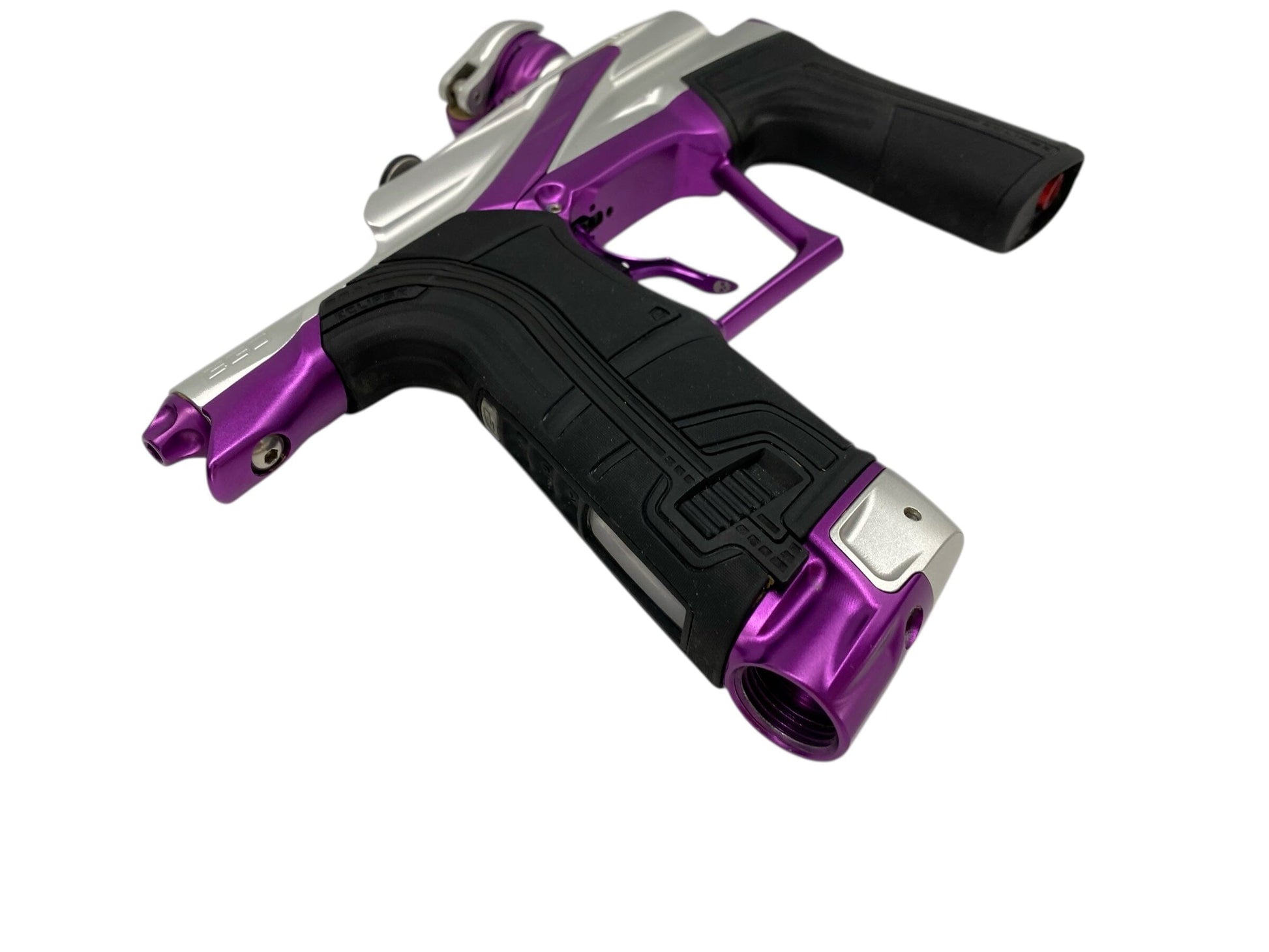 Used Planet Eclipse Lv2 Paintball Gun Silver/Purple Paintball Gun from CPXBrosPaintball Buy/Sell/Trade Paintball Markers, New Paintball Guns, Paintball Hoppers, Paintball Masks, and Hormesis Headbands