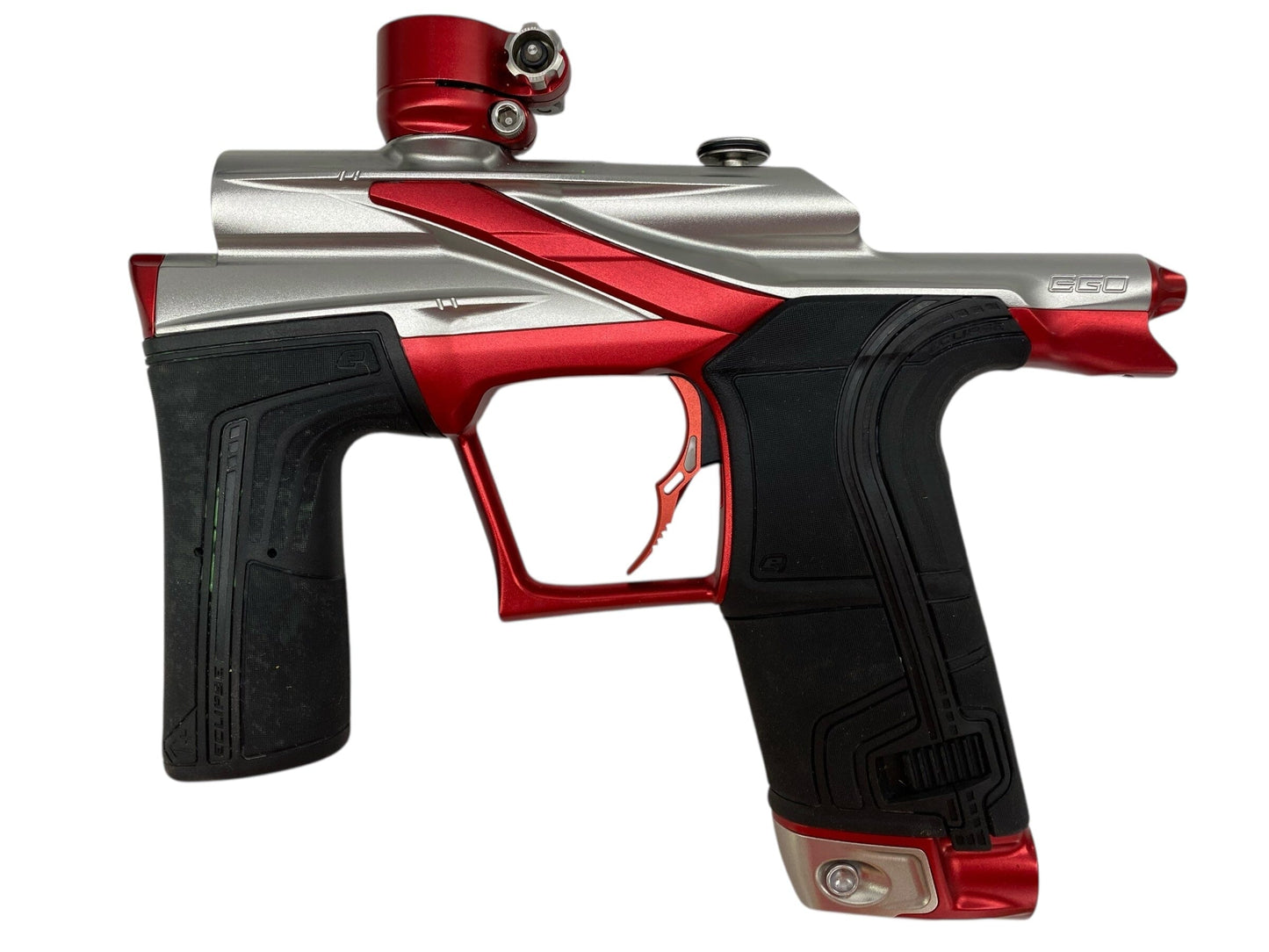 Used Planet Eclipse Lv2 Paintball Gun Silver/Red Paintball Gun from CPXBrosPaintball Buy/Sell/Trade Paintball Markers, New Paintball Guns, Paintball Hoppers, Paintball Masks, and Hormesis Headbands