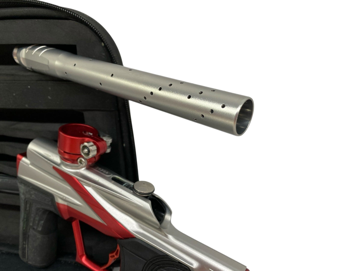 Used Planet Eclipse Lv2 Paintball Gun Silver/Red Paintball Gun from CPXBrosPaintball Buy/Sell/Trade Paintball Markers, New Paintball Guns, Paintball Hoppers, Paintball Masks, and Hormesis Headbands