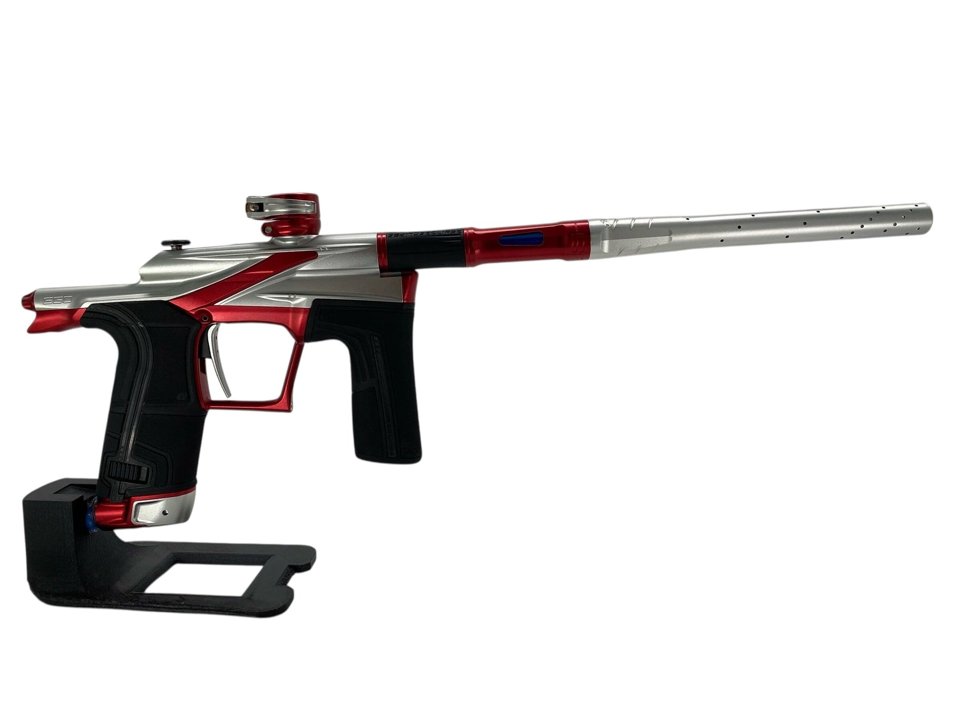 Used Planet Eclipse Lv2 Paintball Gun Silver/Red Paintball Gun from CPXBrosPaintball Buy/Sell/Trade Paintball Markers, New Paintball Guns, Paintball Hoppers, Paintball Masks, and Hormesis Headbands