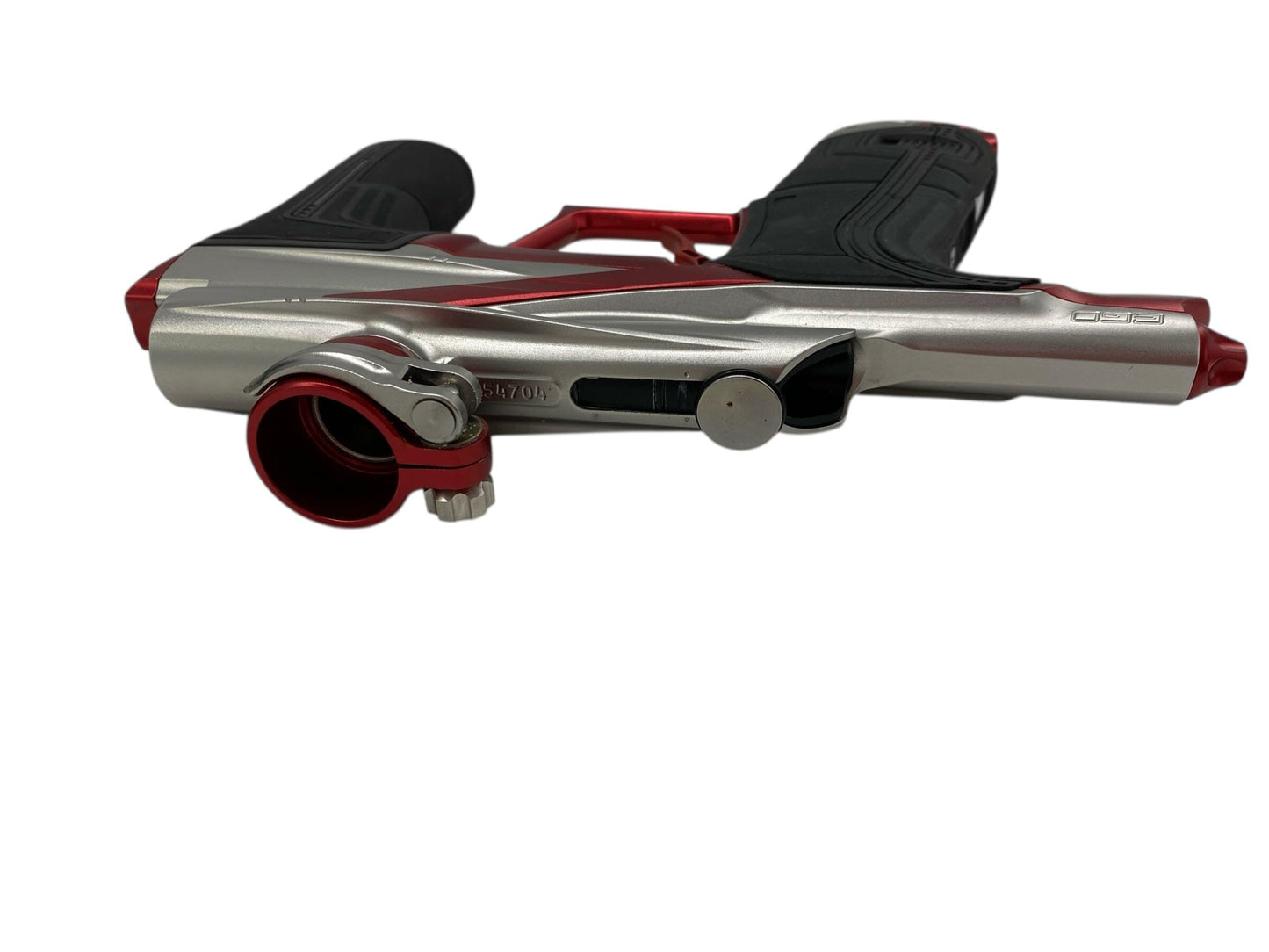 Used Planet Eclipse Lv2 Paintball Gun Silver/Red Paintball Gun from CPXBrosPaintball Buy/Sell/Trade Paintball Markers, New Paintball Guns, Paintball Hoppers, Paintball Masks, and Hormesis Headbands