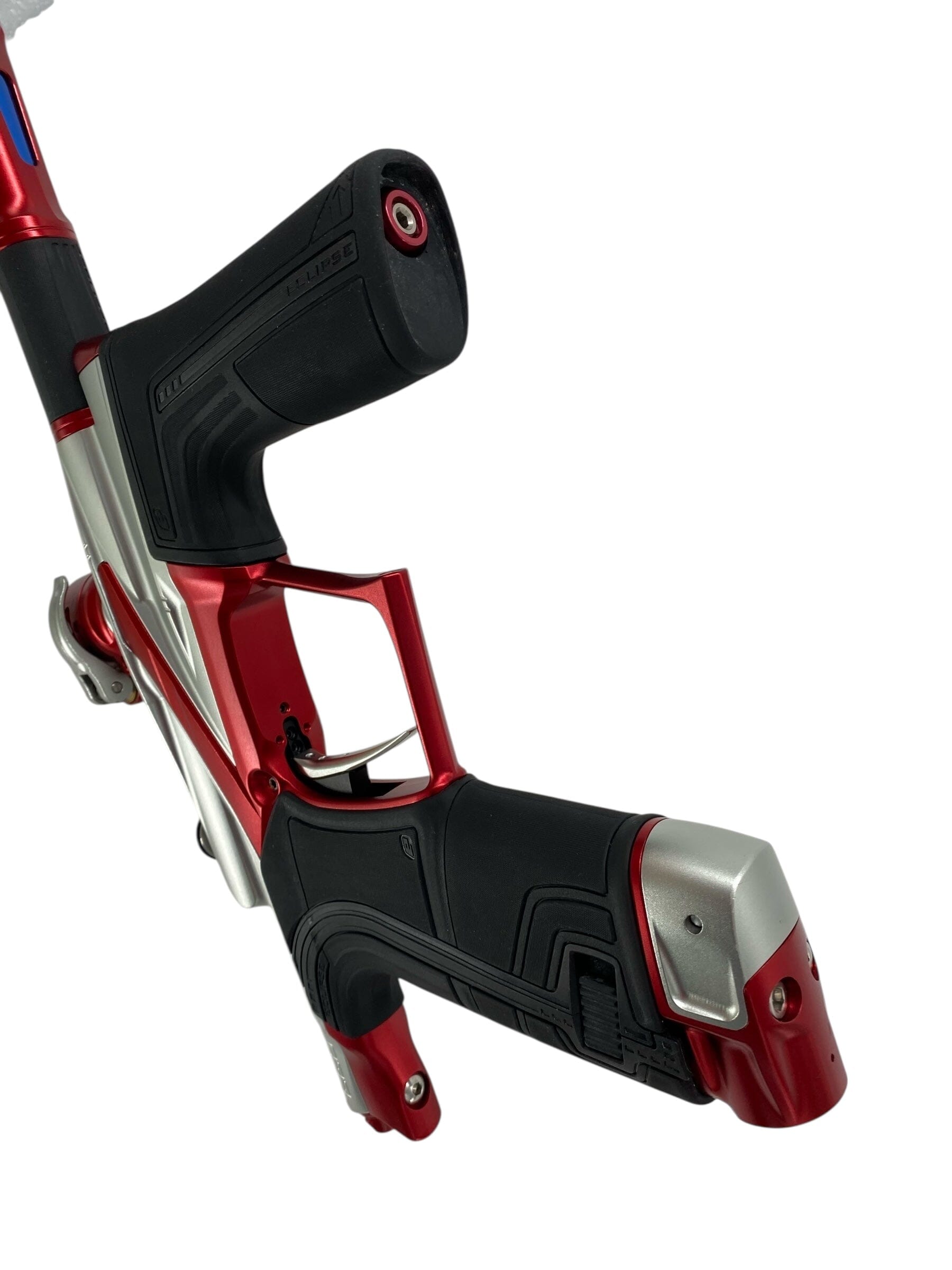 Used Planet Eclipse Lv2 Paintball Gun Silver/Red Paintball Gun from CPXBrosPaintball Buy/Sell/Trade Paintball Markers, New Paintball Guns, Paintball Hoppers, Paintball Masks, and Hormesis Headbands