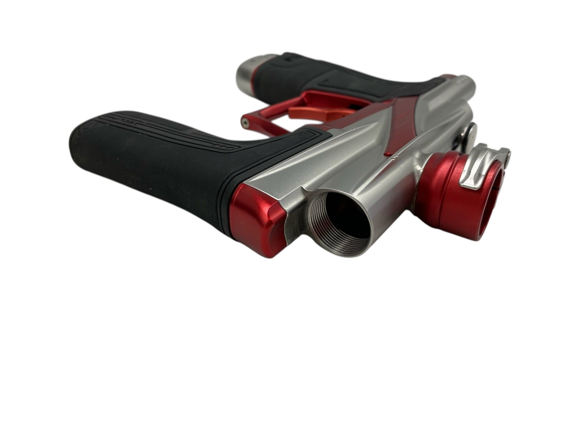 Used Planet Eclipse Lv2 Paintball Gun Silver/Red Paintball Gun from CPXBrosPaintball Buy/Sell/Trade Paintball Markers, New Paintball Guns, Paintball Hoppers, Paintball Masks, and Hormesis Headbands