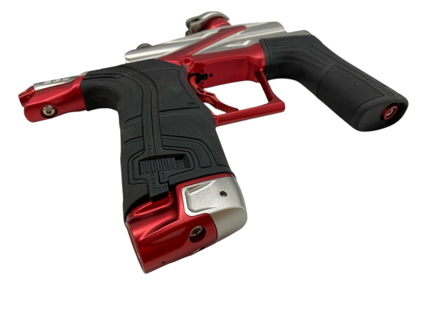 Used Planet Eclipse Lv2 Paintball Gun Silver/Red Paintball Gun from CPXBrosPaintball Buy/Sell/Trade Paintball Markers, New Paintball Guns, Paintball Hoppers, Paintball Masks, and Hormesis Headbands