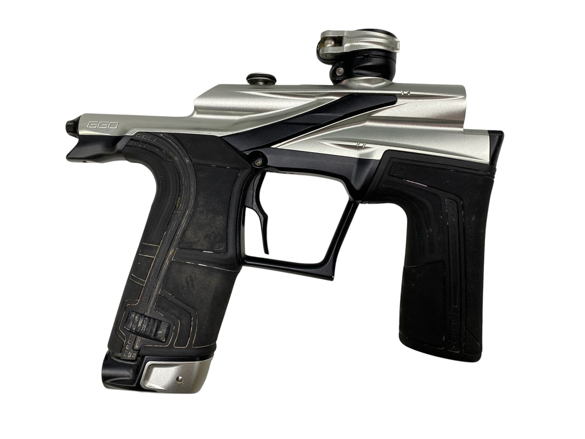 Used Planet Eclipse LV2 Silver/Black Paintball Gun Paintball Gun from CPXBrosPaintball Buy/Sell/Trade Paintball Markers, New Paintball Guns, Paintball Hoppers, Paintball Masks, and Hormesis Headbands