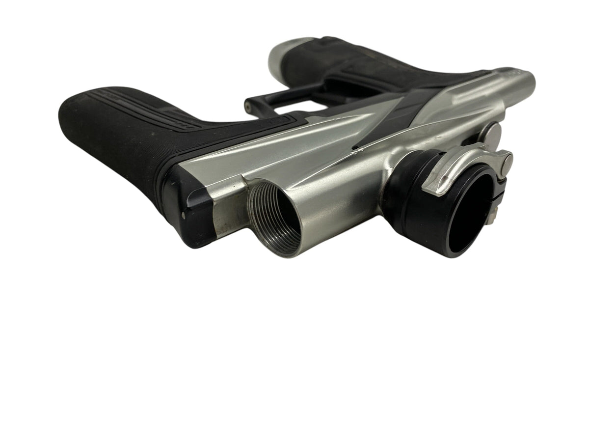 Used Planet Eclipse LV2 Silver/Black Paintball Gun Paintball Gun from CPXBrosPaintball Buy/Sell/Trade Paintball Markers, New Paintball Guns, Paintball Hoppers, Paintball Masks, and Hormesis Headbands