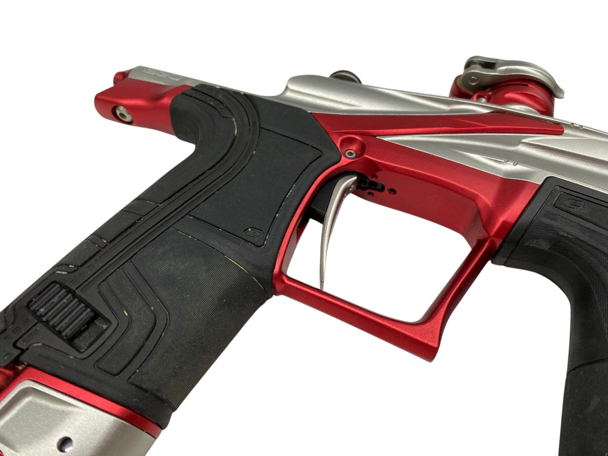 Used Planet Eclipse Lv2 Silver/Red Paintball Gun Paintball Gun from CPXBrosPaintball Buy/Sell/Trade Paintball Markers, New Paintball Guns, Paintball Hoppers, Paintball Masks, and Hormesis Headbands