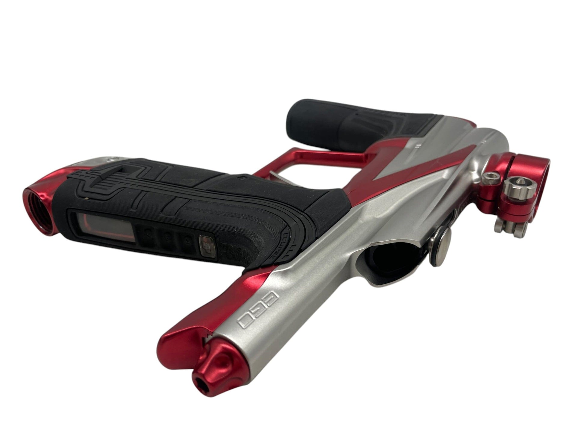 Used Planet Eclipse LV2 Silver/Red Paintball Gun Paintball Gun from CPXBrosPaintball Buy/Sell/Trade Paintball Markers, New Paintball Guns, Paintball Hoppers, Paintball Masks, and Hormesis Headbands