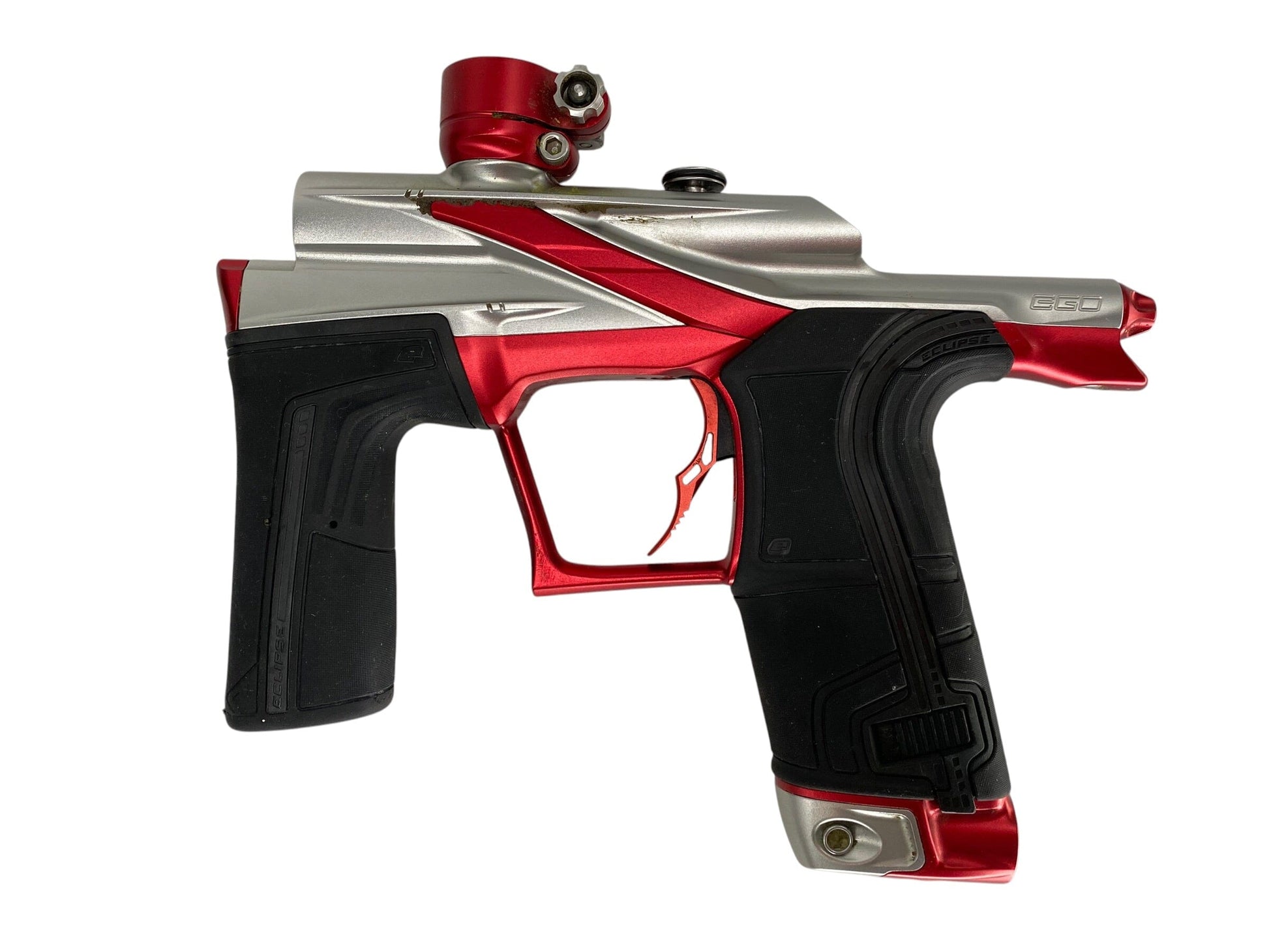 Used Planet Eclipse LV2 Silver/Red Paintball Gun Paintball Gun from CPXBrosPaintball Buy/Sell/Trade Paintball Markers, New Paintball Guns, Paintball Hoppers, Paintball Masks, and Hormesis Headbands