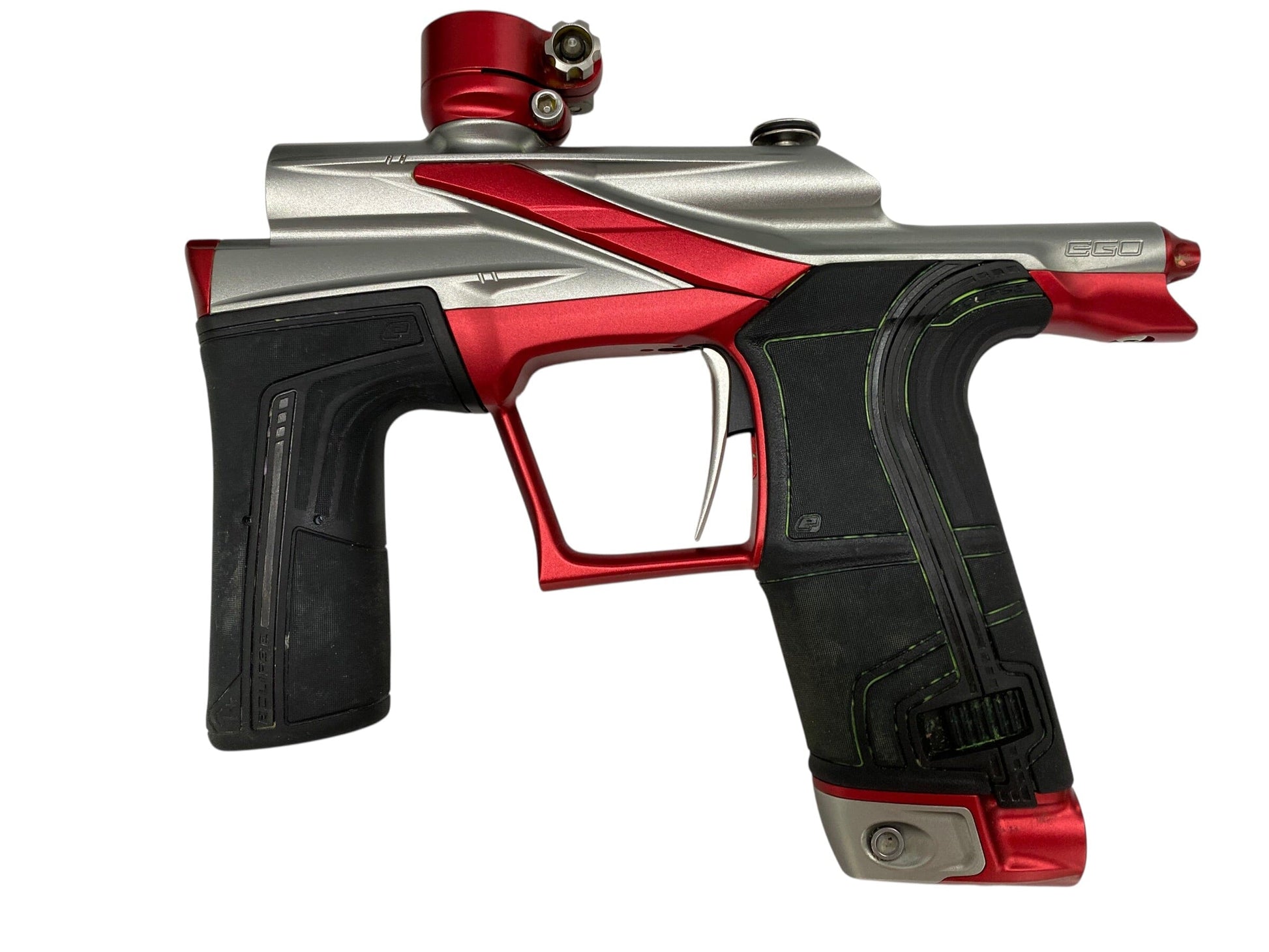 Used Planet Eclipse Lv2 Silver/Red Paintball Gun Paintball Gun from CPXBrosPaintball Buy/Sell/Trade Paintball Markers, New Paintball Guns, Paintball Hoppers, Paintball Masks, and Hormesis Headbands