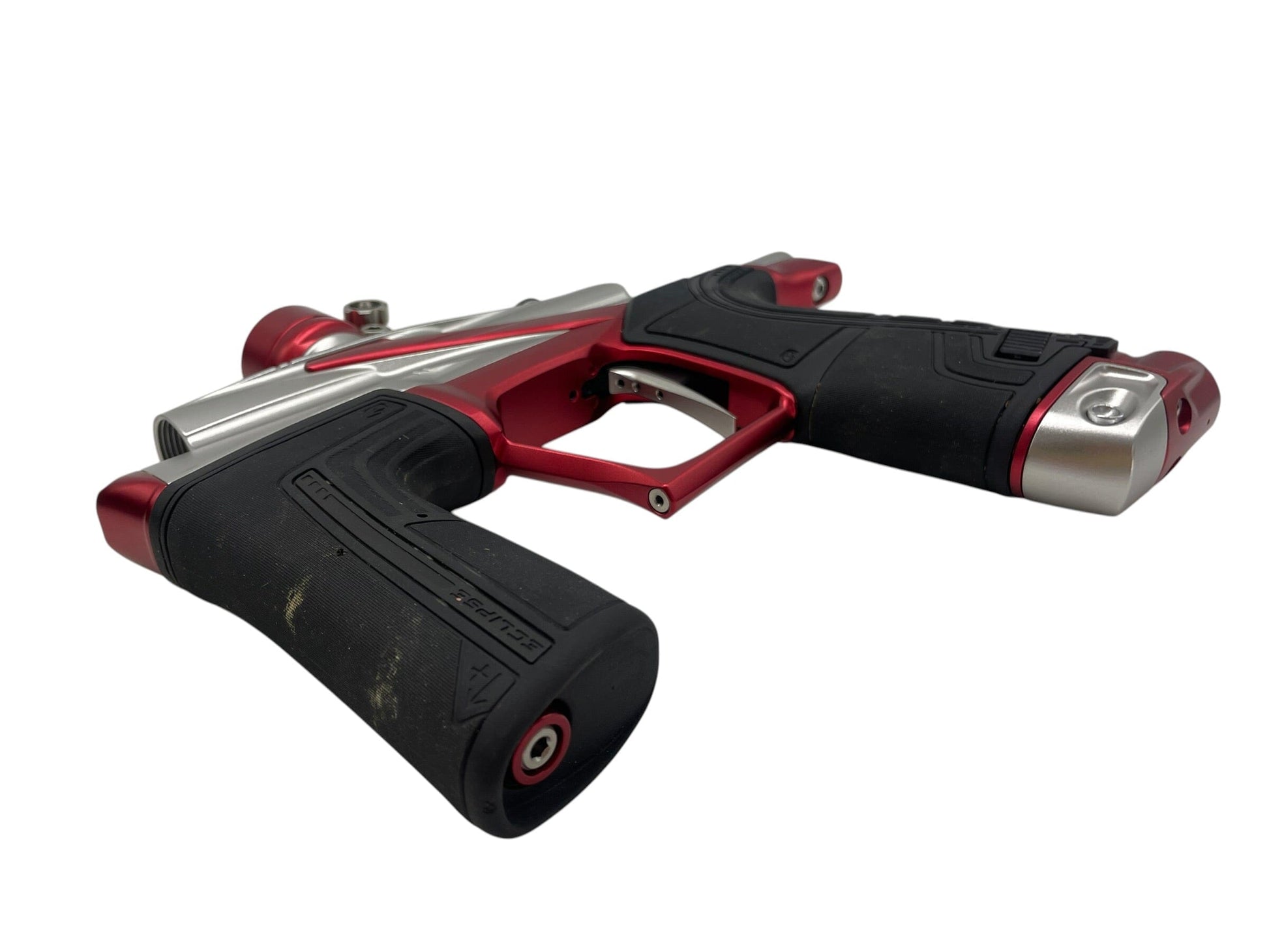 Used Planet Eclipse LV2 Silver/Red Paintball Gun Paintball Gun from CPXBrosPaintball Buy/Sell/Trade Paintball Markers, New Paintball Guns, Paintball Hoppers, Paintball Masks, and Hormesis Headbands