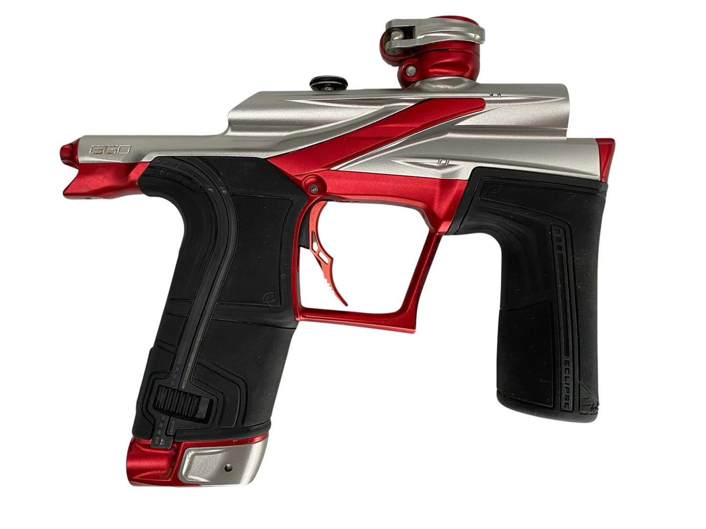 Used Planet Eclipse LV2 Silver/Red Paintball Gun Paintball Gun from CPXBrosPaintball Buy/Sell/Trade Paintball Markers, New Paintball Guns, Paintball Hoppers, Paintball Masks, and Hormesis Headbands