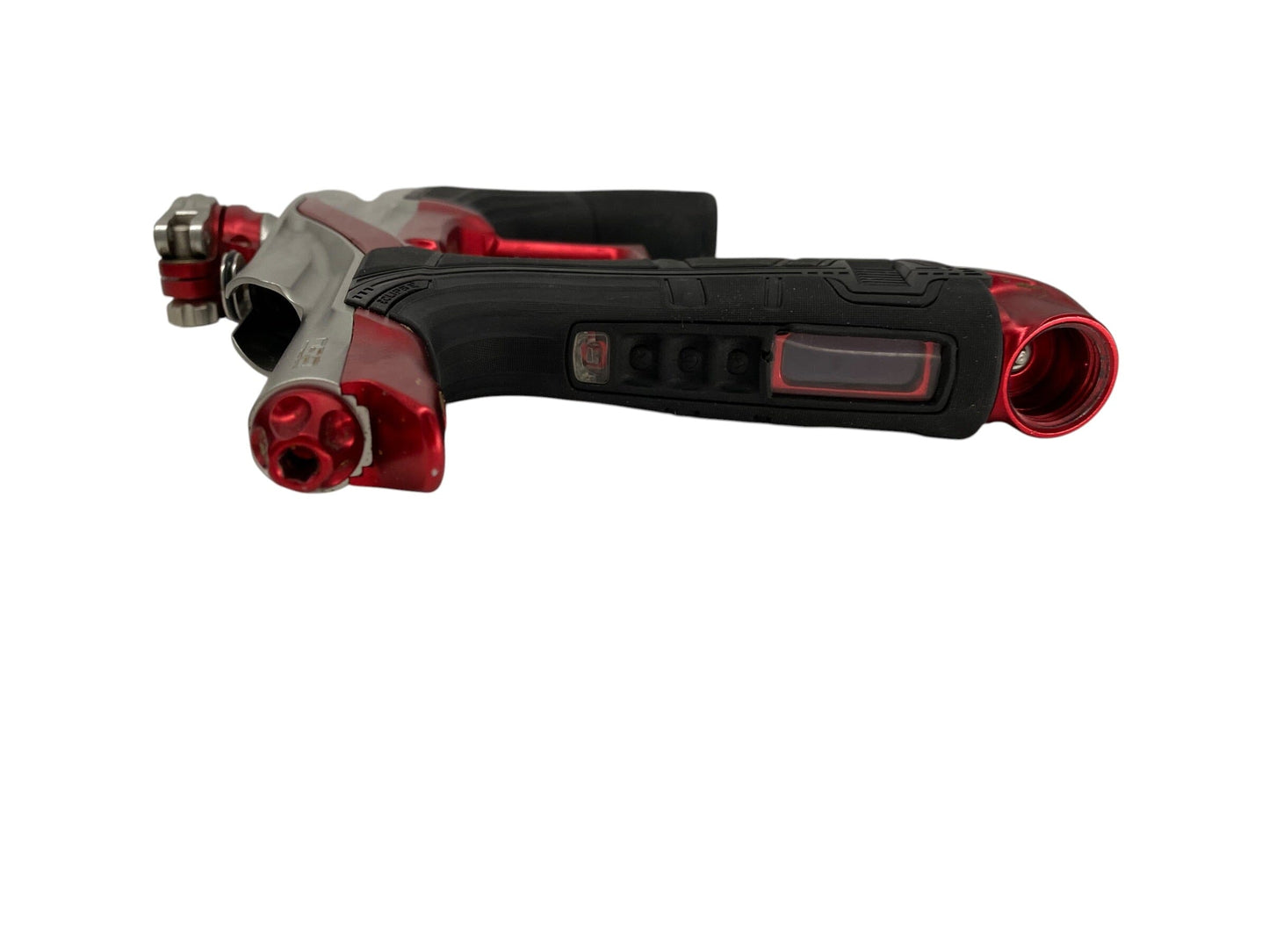 Used Planet Eclipse LV2 Silver/Red Paintball Gun Paintball Gun from CPXBrosPaintball Buy/Sell/Trade Paintball Markers, New Paintball Guns, Paintball Hoppers, Paintball Masks, and Hormesis Headbands