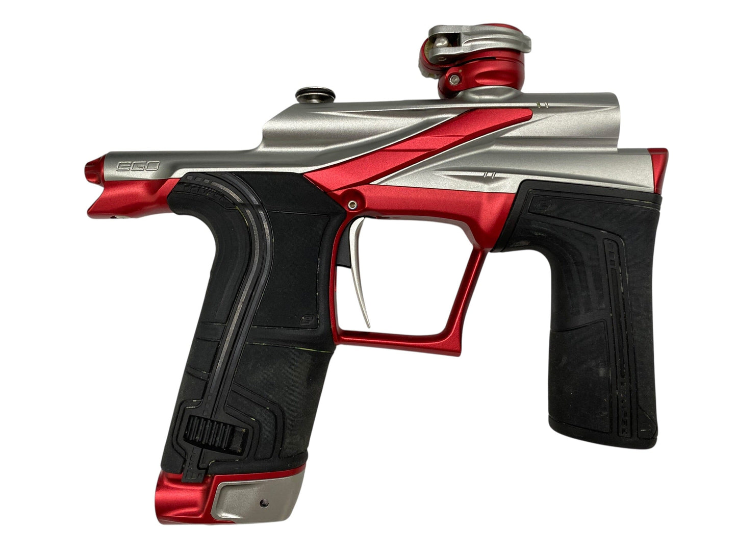 Used Planet Eclipse Lv2 Silver/Red Paintball Gun Paintball Gun from CPXBrosPaintball Buy/Sell/Trade Paintball Markers, New Paintball Guns, Paintball Hoppers, Paintball Masks, and Hormesis Headbands