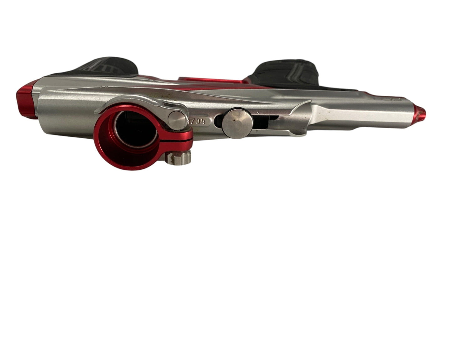 Used Planet Eclipse LV2 Silver/Red Paintball Gun Paintball Gun from CPXBrosPaintball Buy/Sell/Trade Paintball Markers, New Paintball Guns, Paintball Hoppers, Paintball Masks, and Hormesis Headbands