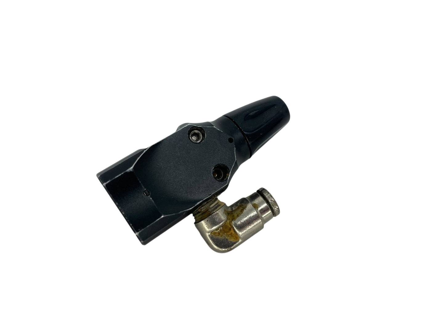 Used Planet Eclipse Oops On Off ASA Bleed Valve T- Rail Dust Black Geo Ego Etek PE Paintball Gun from CPXBrosPaintball Buy/Sell/Trade Paintball Markers, New Paintball Guns, Paintball Hoppers, Paintball Masks, and Hormesis Headbands