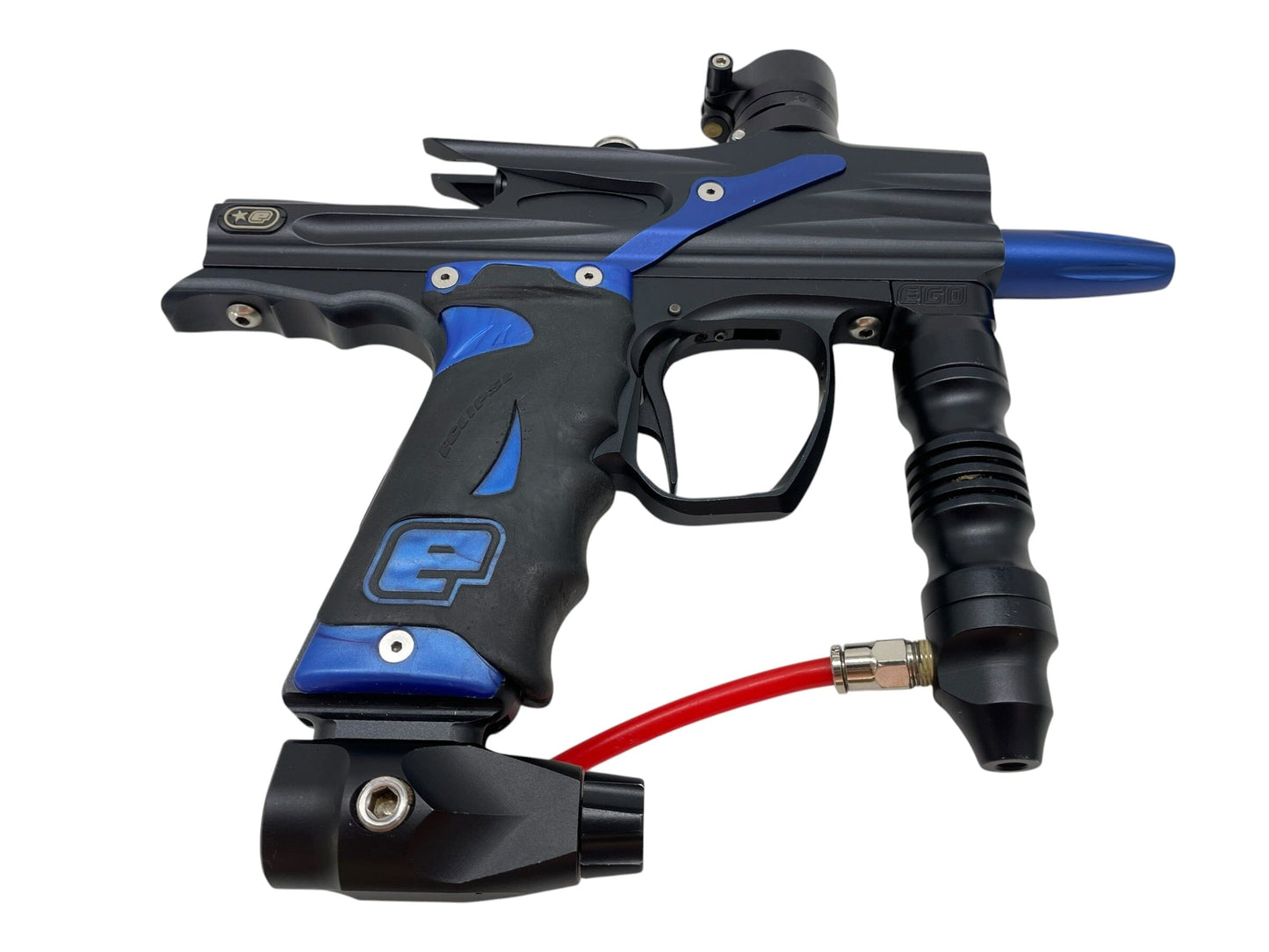 Used Planet Eclipse "Pevs" EGO 5 Black/Blue Paintball Gun Paintball Gun from CPXBrosPaintball Buy/Sell/Trade Paintball Markers, New Paintball Guns, Paintball Hoppers, Paintball Masks, and Hormesis Headbands
