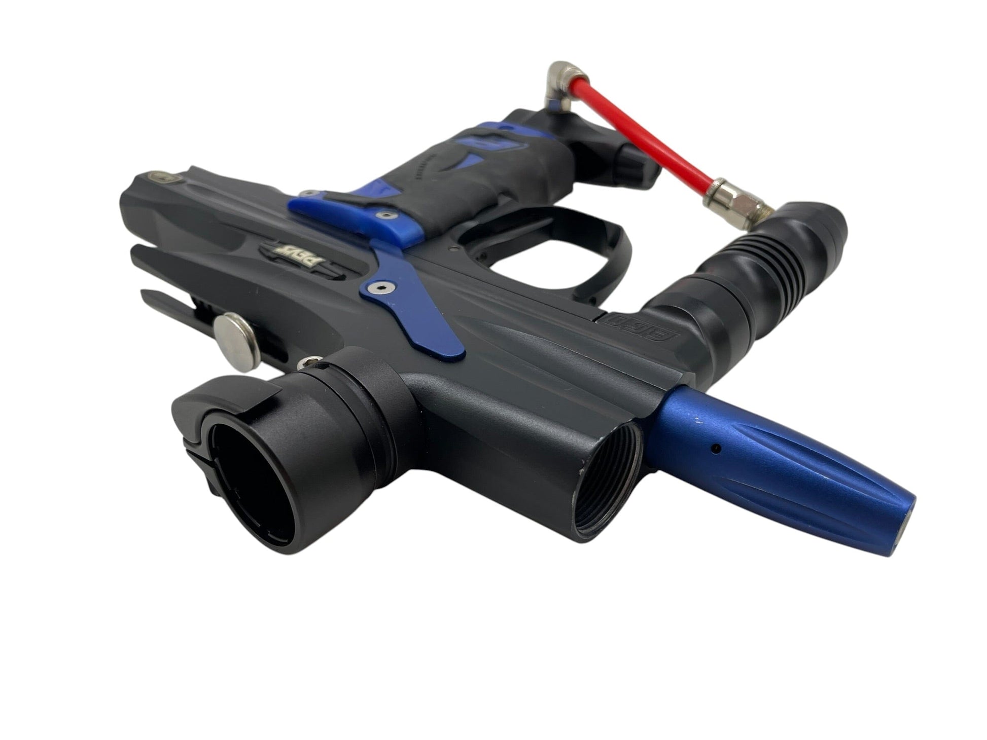 Used Planet Eclipse "Pevs" EGO 5 Black/Blue Paintball Gun Paintball Gun from CPXBrosPaintball Buy/Sell/Trade Paintball Markers, New Paintball Guns, Paintball Hoppers, Paintball Masks, and Hormesis Headbands