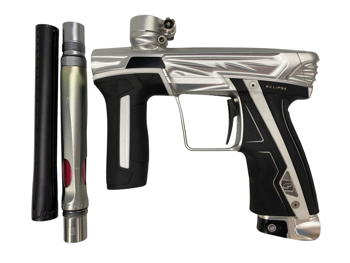 Used Planet Eclipse Project CS2 Paintball Gun Silver/Black Paintball Gun from CPXBrosPaintball Buy/Sell/Trade Paintball Markers, New Paintball Guns, Paintball Hoppers, Paintball Masks, and Hormesis Headbands
