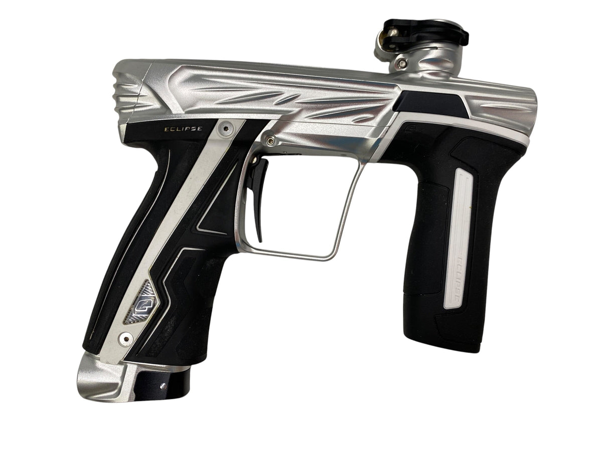 Used Planet Eclipse Project CS2 Paintball Gun Silver/Black Paintball Gun from CPXBrosPaintball Buy/Sell/Trade Paintball Markers, New Paintball Guns, Paintball Hoppers, Paintball Masks, and Hormesis Headbands