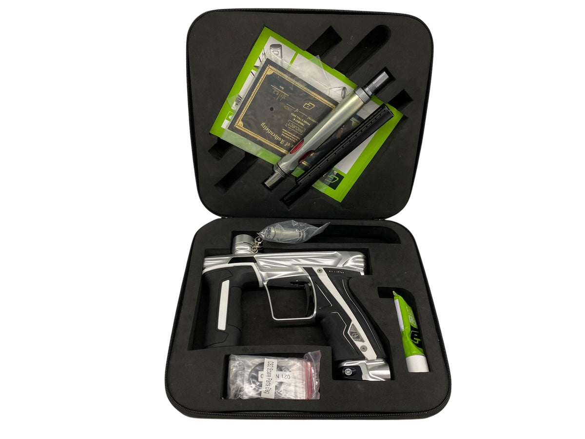 Used Planet Eclipse Project CS2 Paintball Gun Silver/Black Paintball Gun from CPXBrosPaintball Buy/Sell/Trade Paintball Markers, New Paintball Guns, Paintball Hoppers, Paintball Masks, and Hormesis Headbands